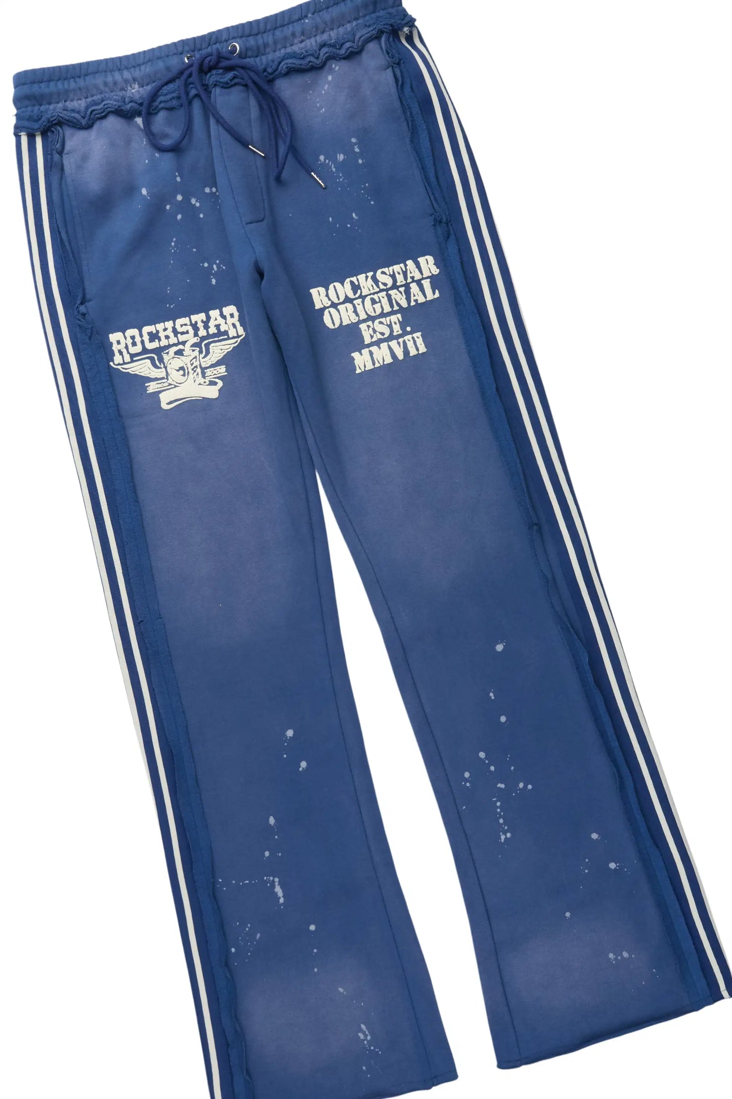 Manier Vintage Navy Hoodie/Straight Pant Track Set
