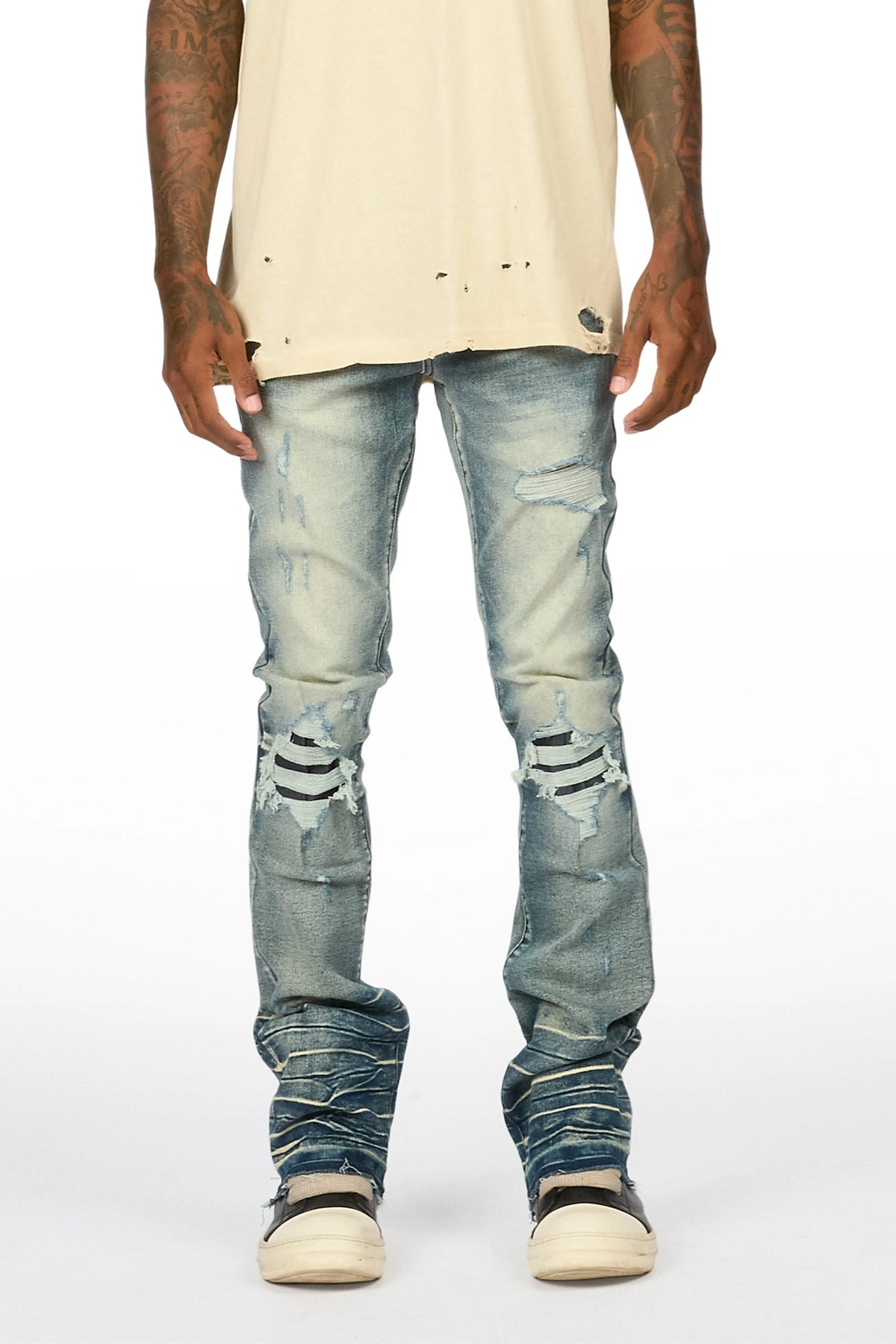 Minton Dark Blue Stacked Jean