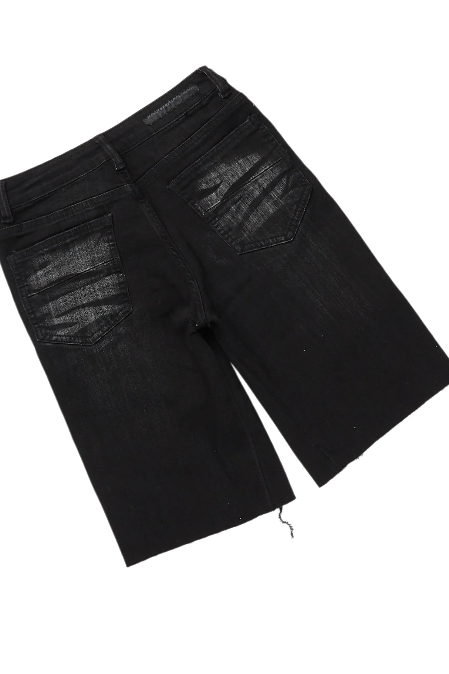 Boys Beno Black T-Shirt/Denim Short Set