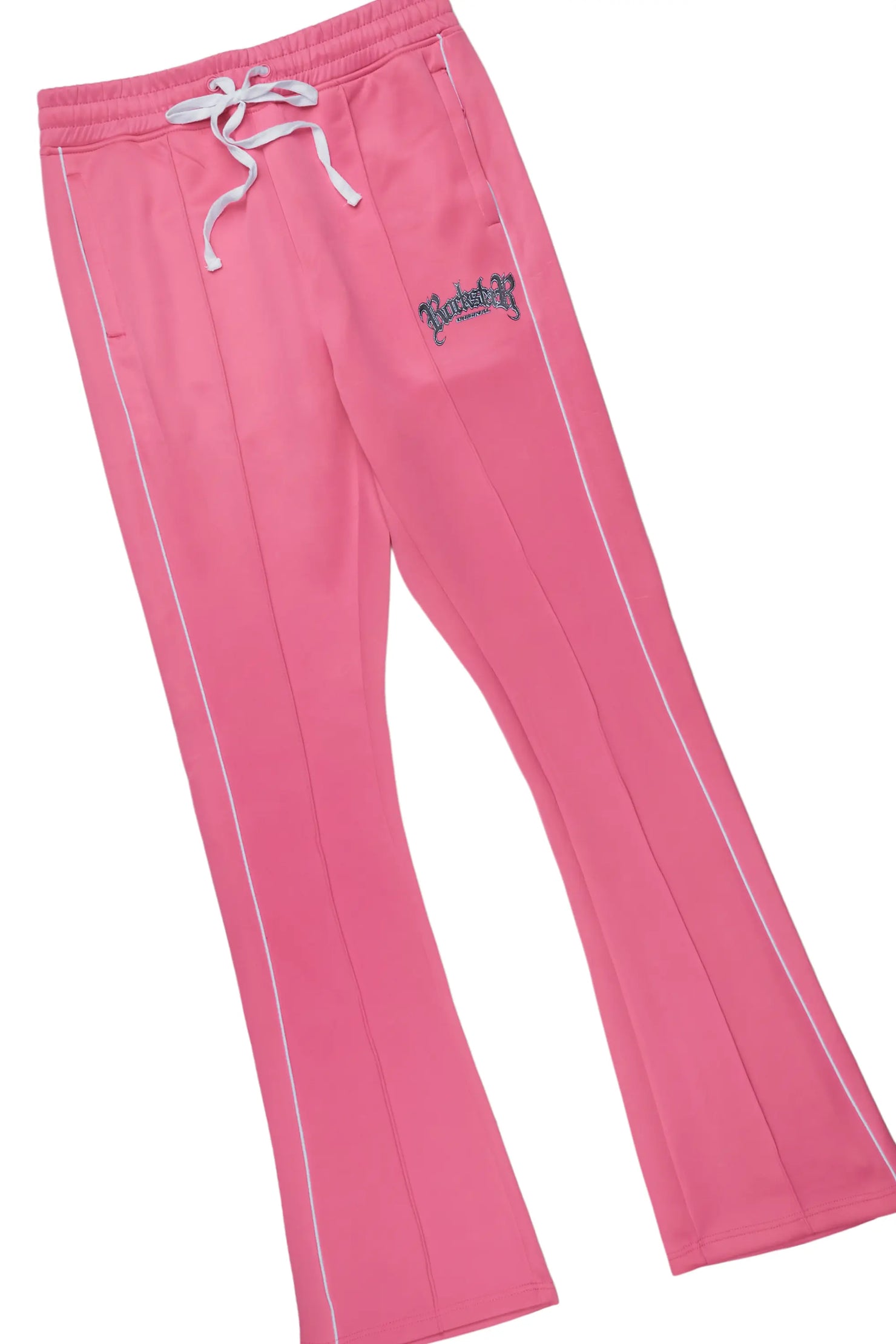 Kimball White/Pink Graphic Hoodie/Track Pant Set