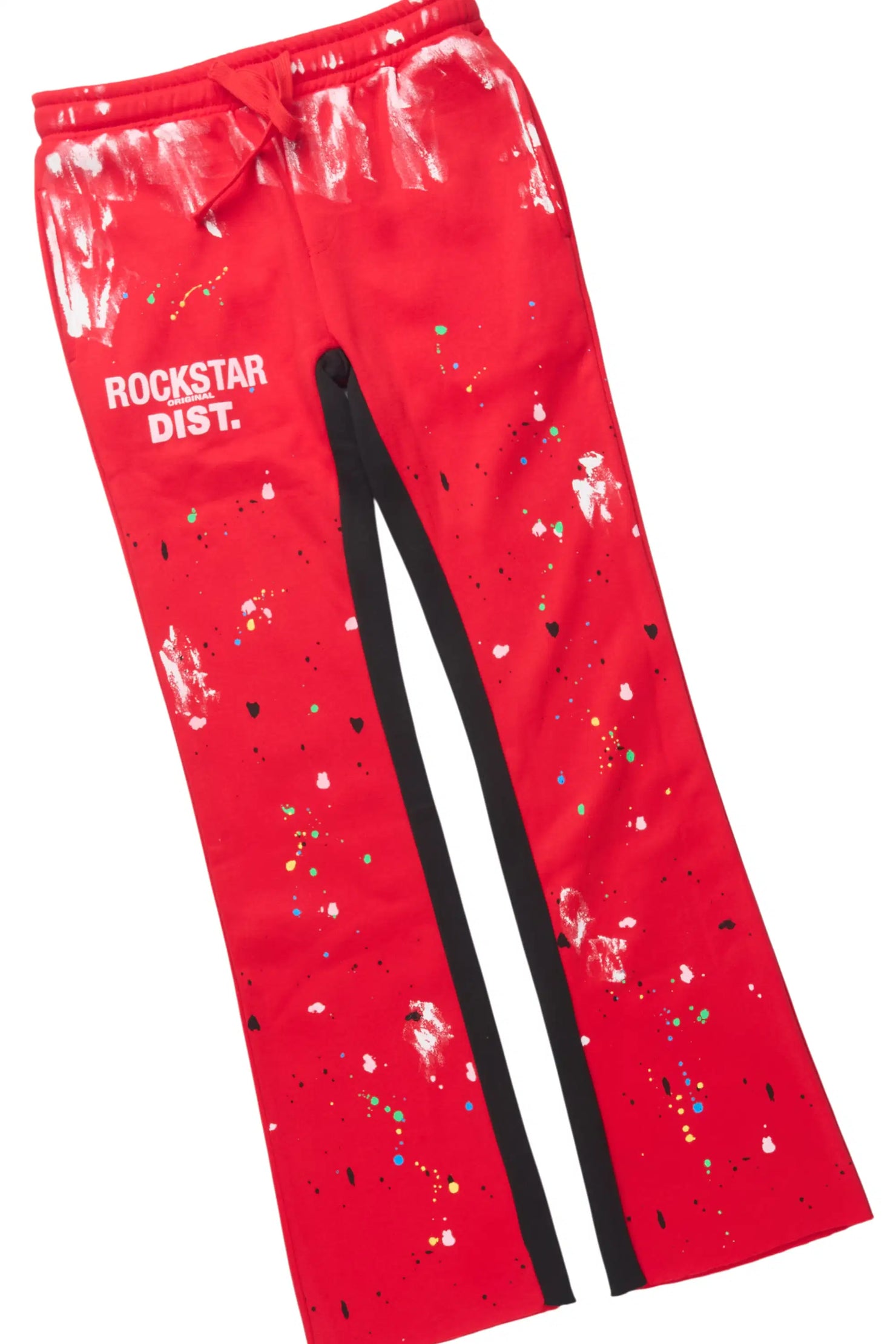 Boys Jaco Red Baggy Fit Pant Set