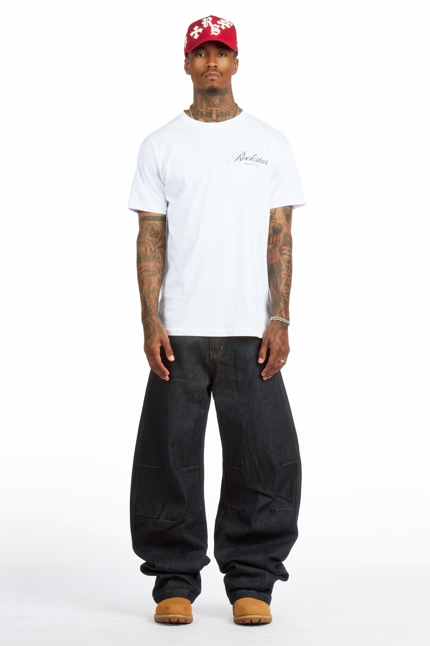 Fame Raw Blue Barrel Fit Jean