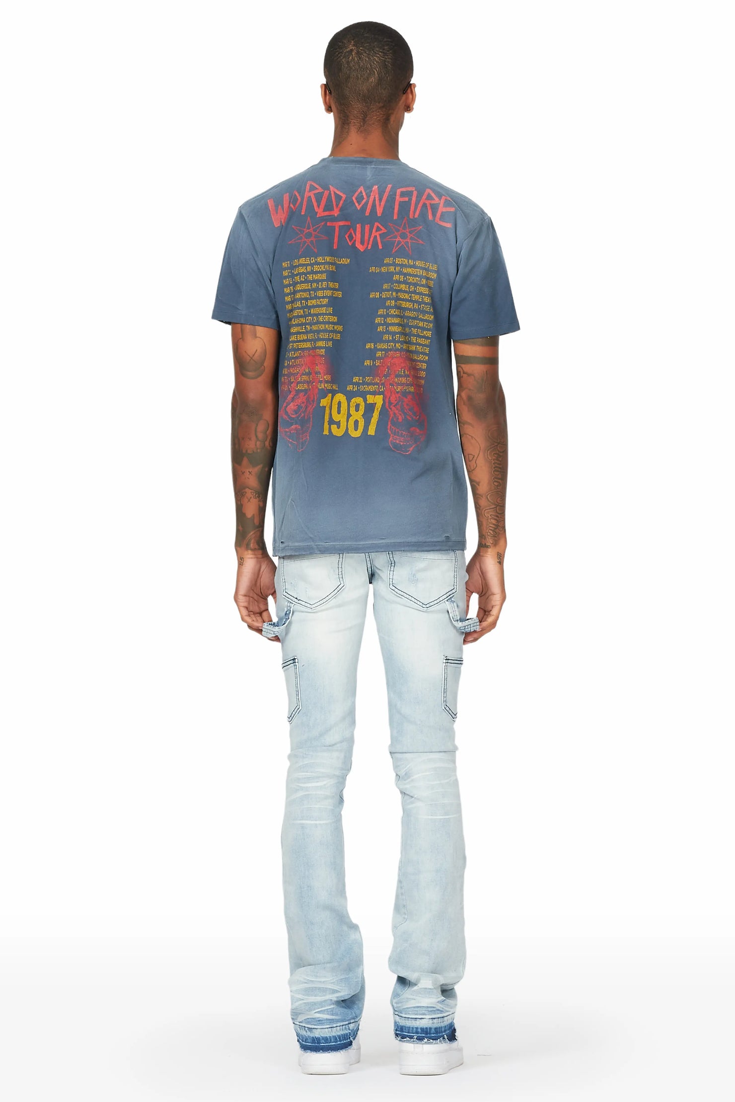 Zaylor Light Blue Super Stacked Jean