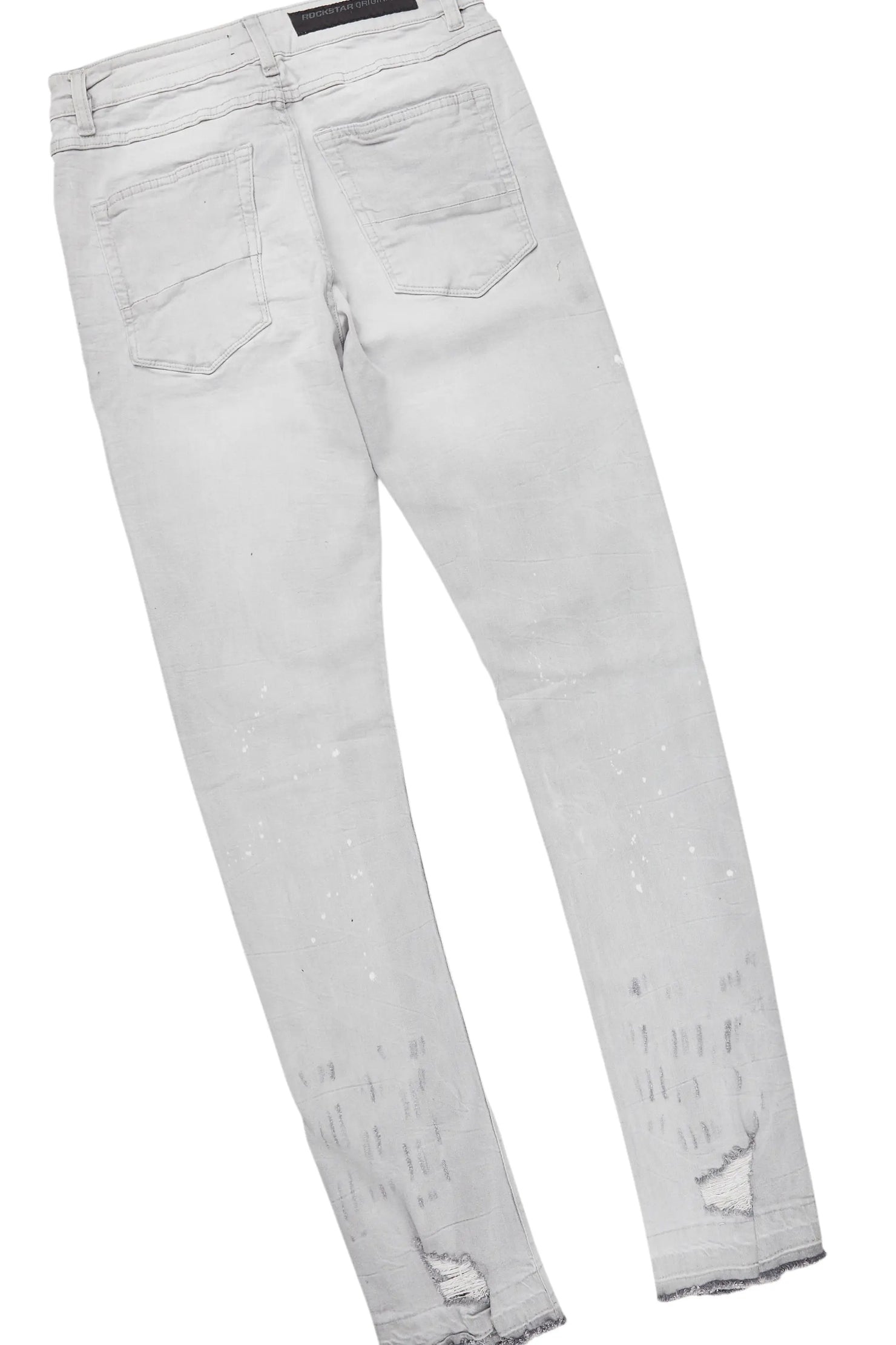 All Seeing Eyes Grey Hoodie/Stacked Flare Jean Set