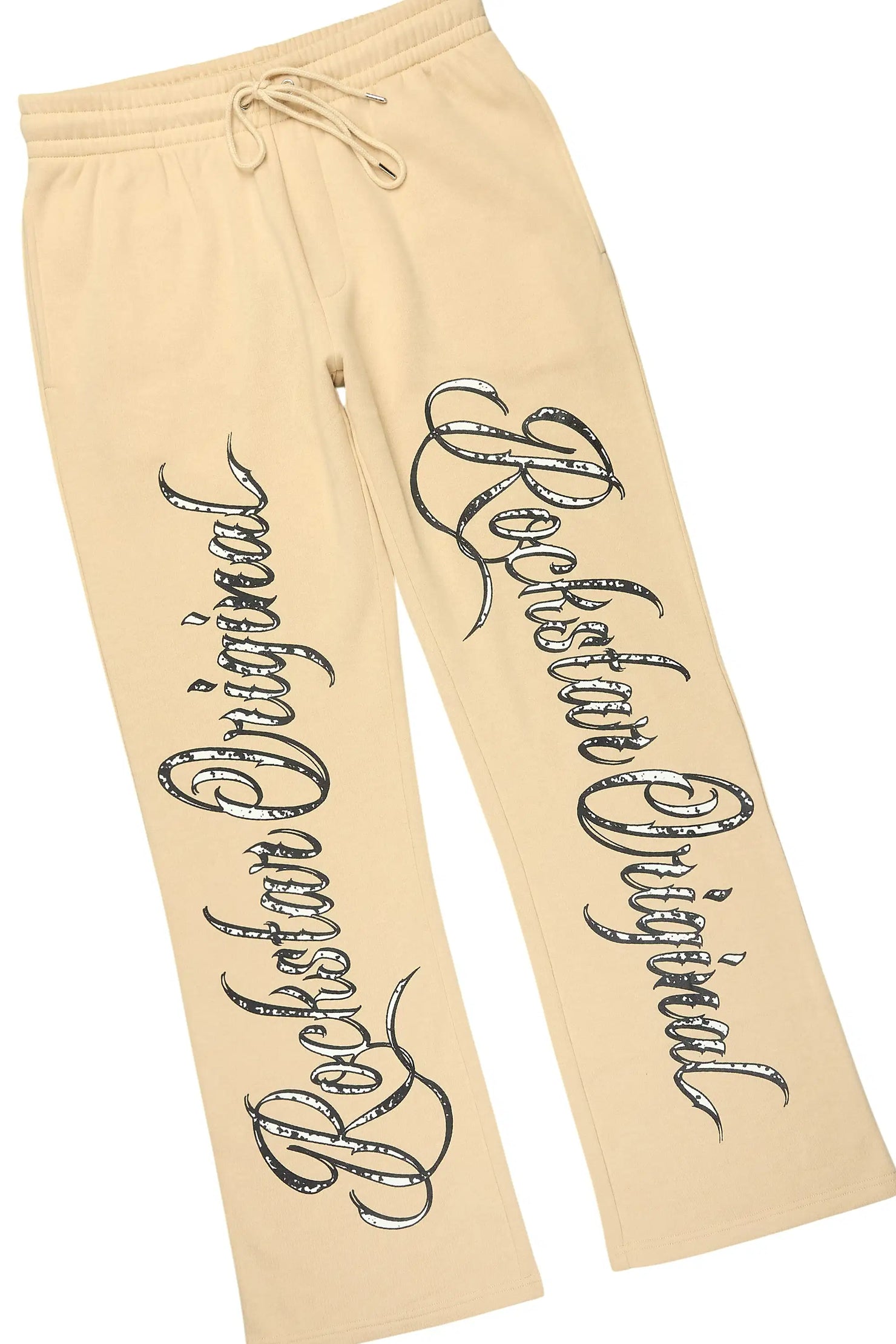 Enkel Beige Hoodie/Baggy Pant Track Set