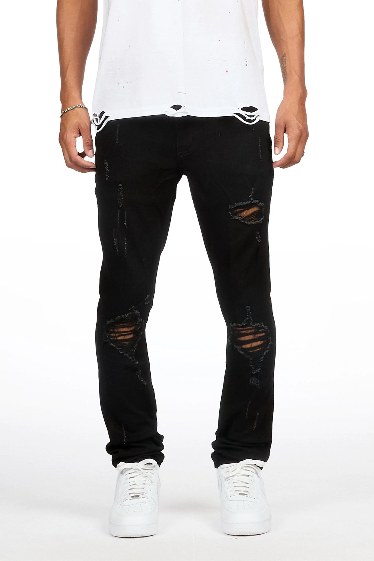 Minton Jet Black Skinny Fit Jean
