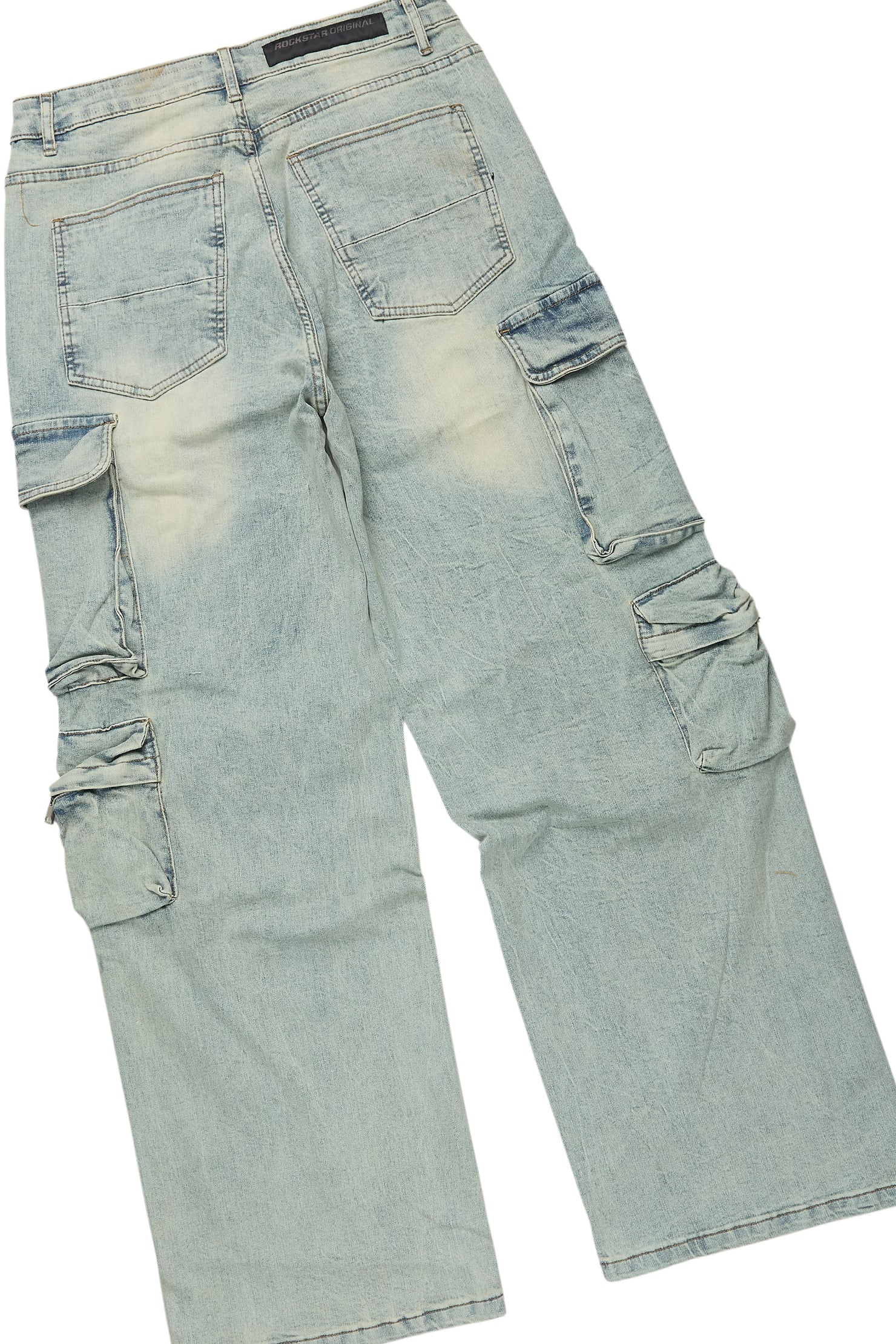 Tarl Beige/Blue T-Shirt/Baggy Fit Jean Bundle