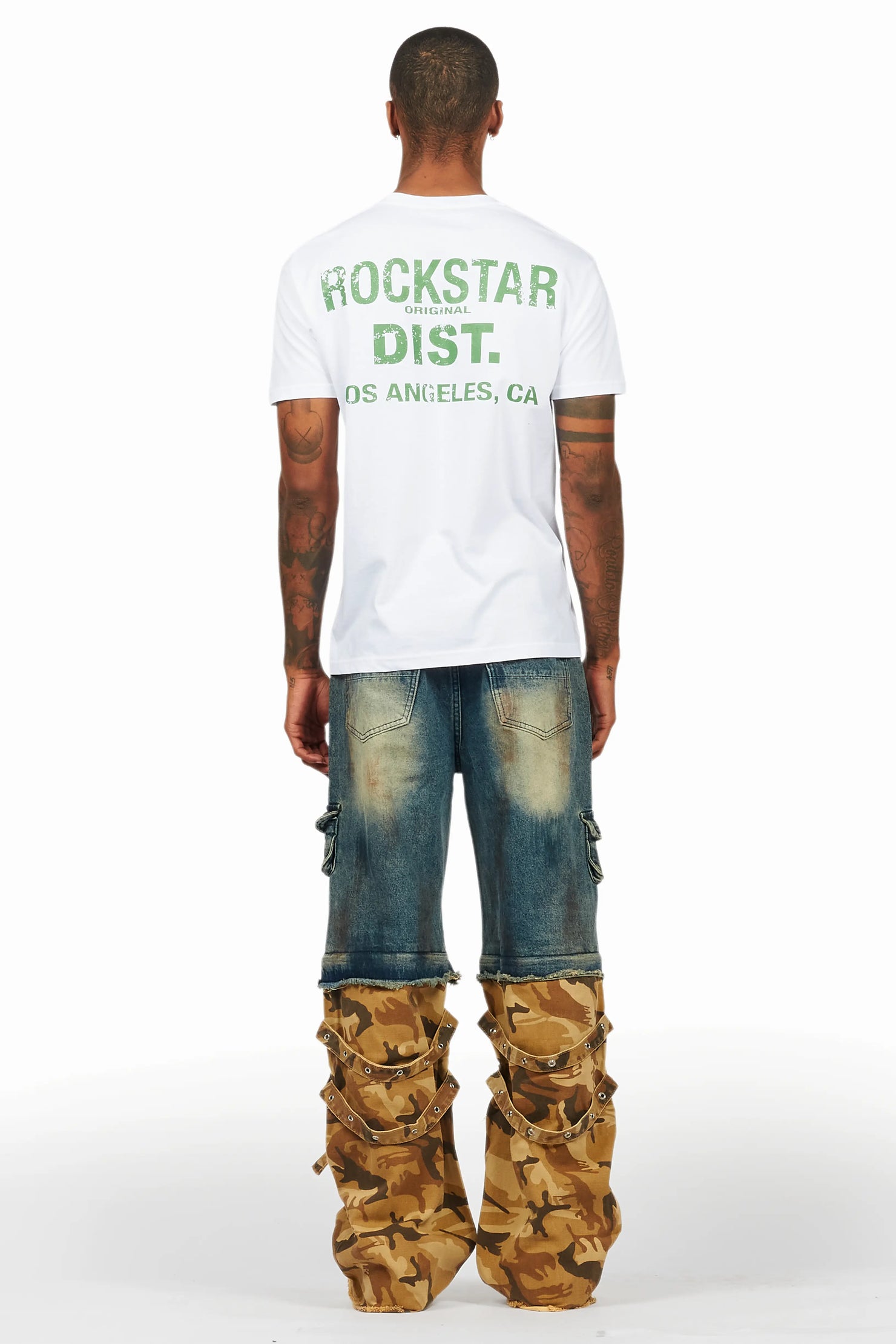 Exxus Dark Blue Baggy Fit Jean