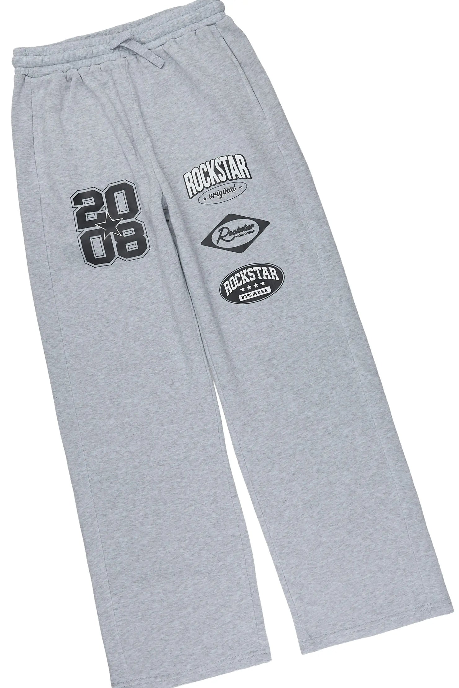 Boys Verseny Heather Grey Long Sleeve Polo Track Set