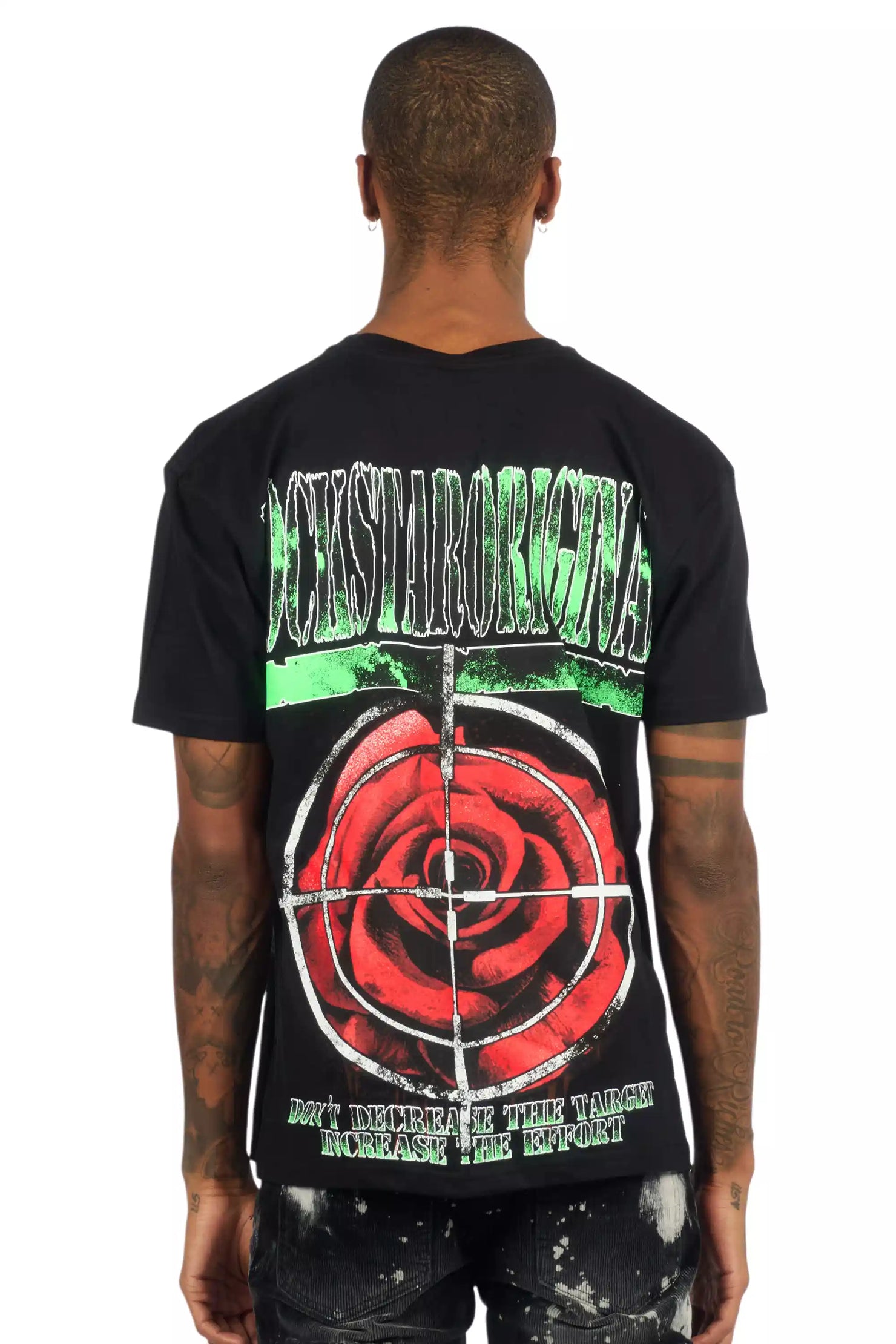 Kilshot Romance 2.0 Black Oversized Graphic T-Shirt