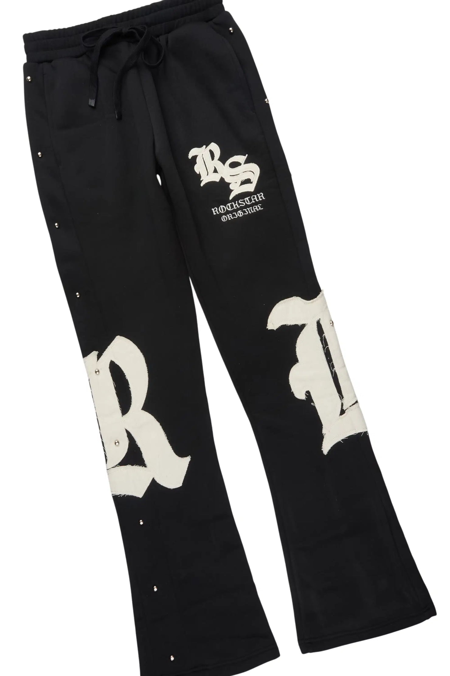 Shironda Black Snap Stacked Track Set