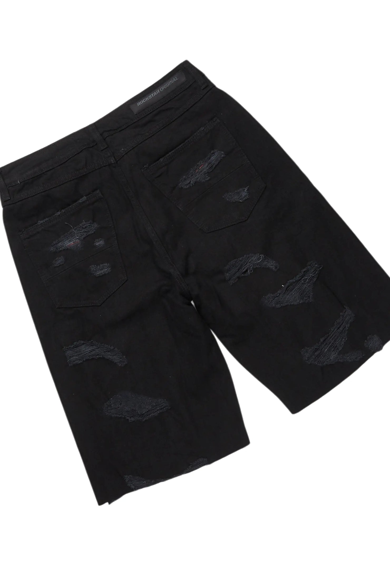 Beno Black T-Shirt/Denim Short Set