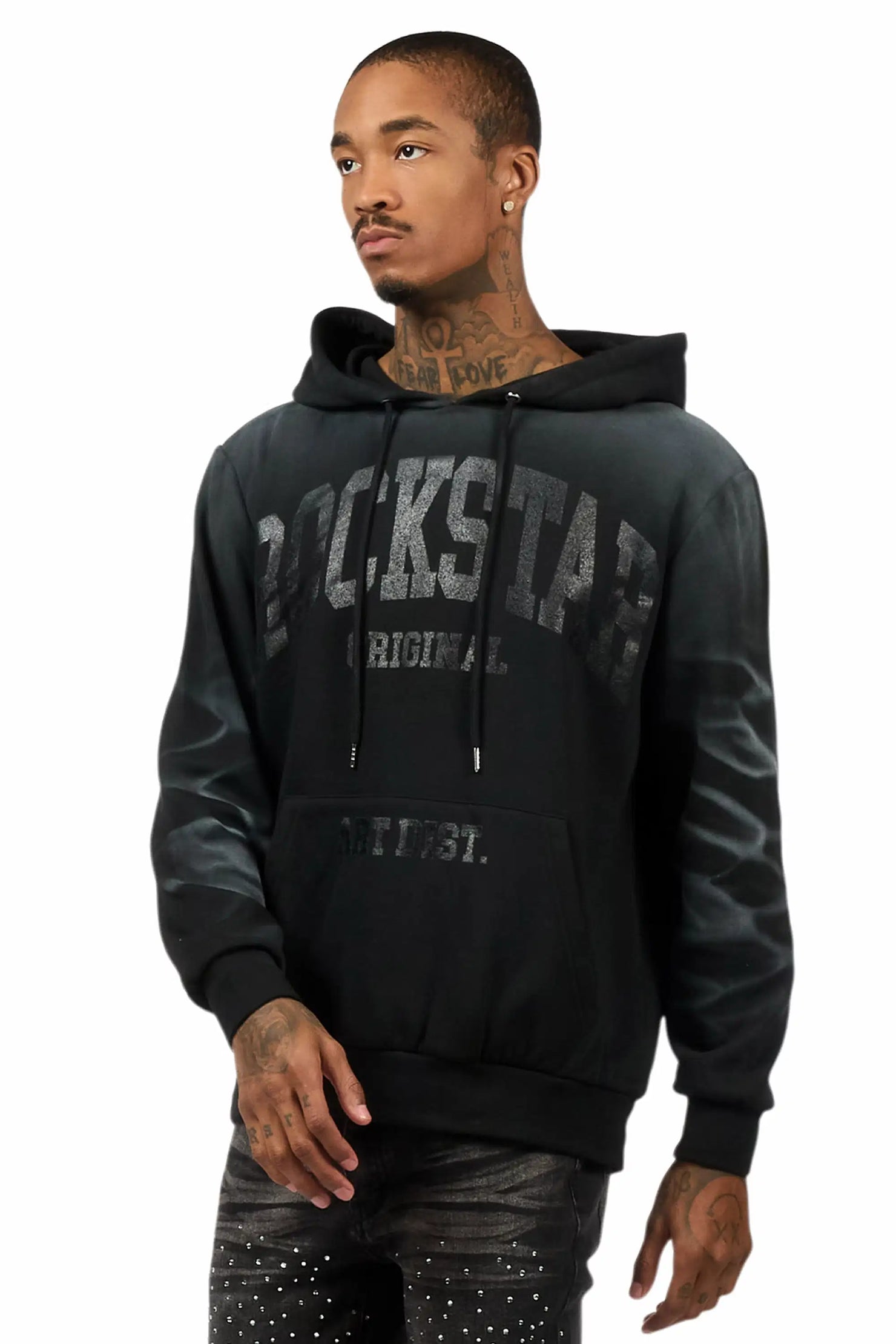 Nelly 2.0 Black Graphic Hoodie