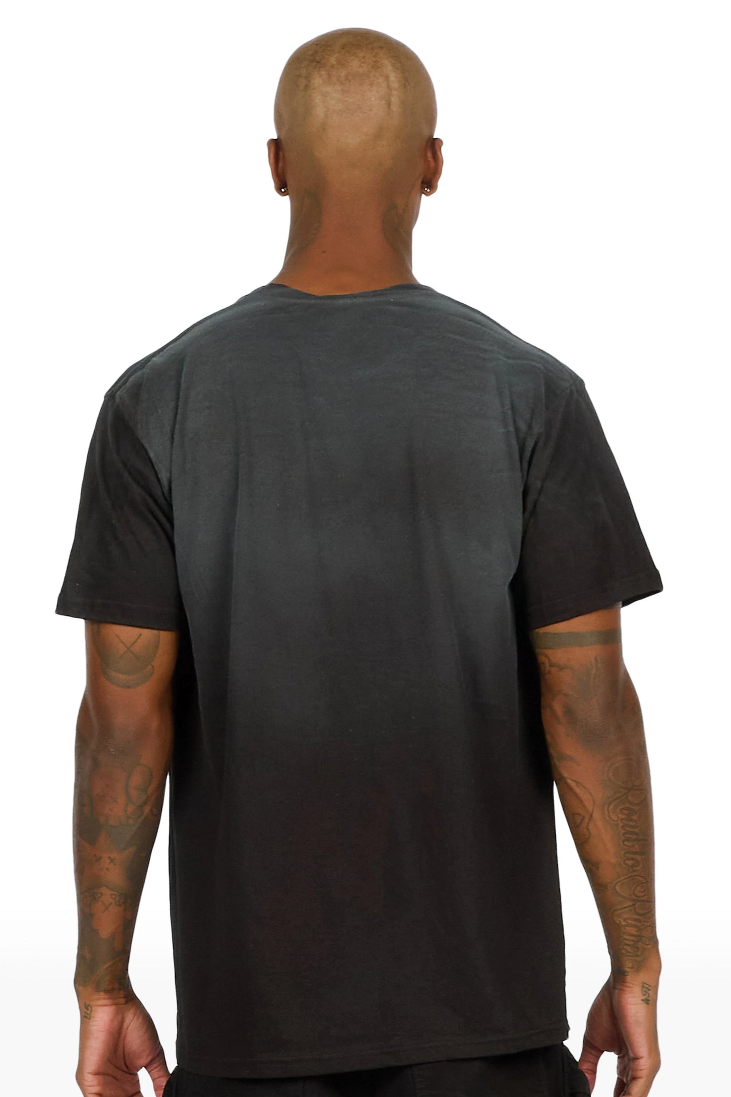 Nakota Black Oversized Graphic T-Shirt