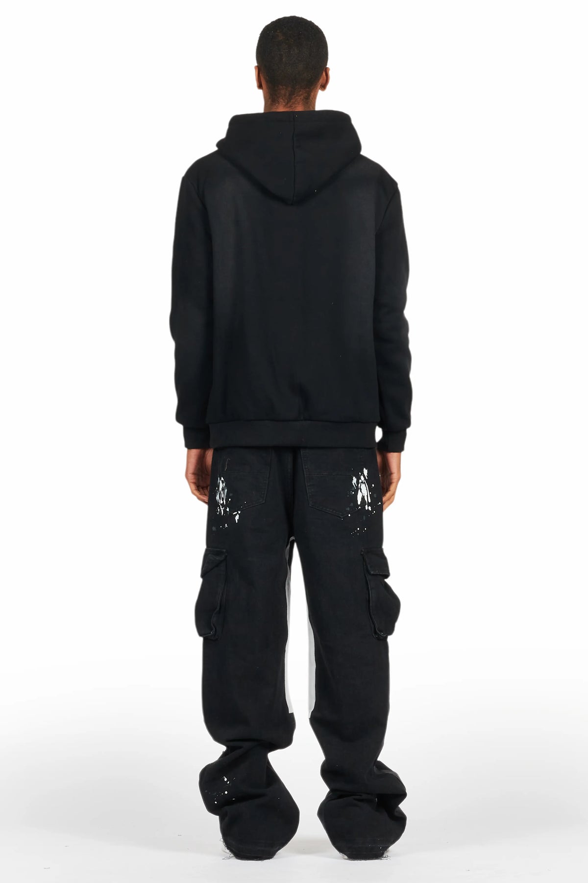 Schmear Black Graphic Hoodie