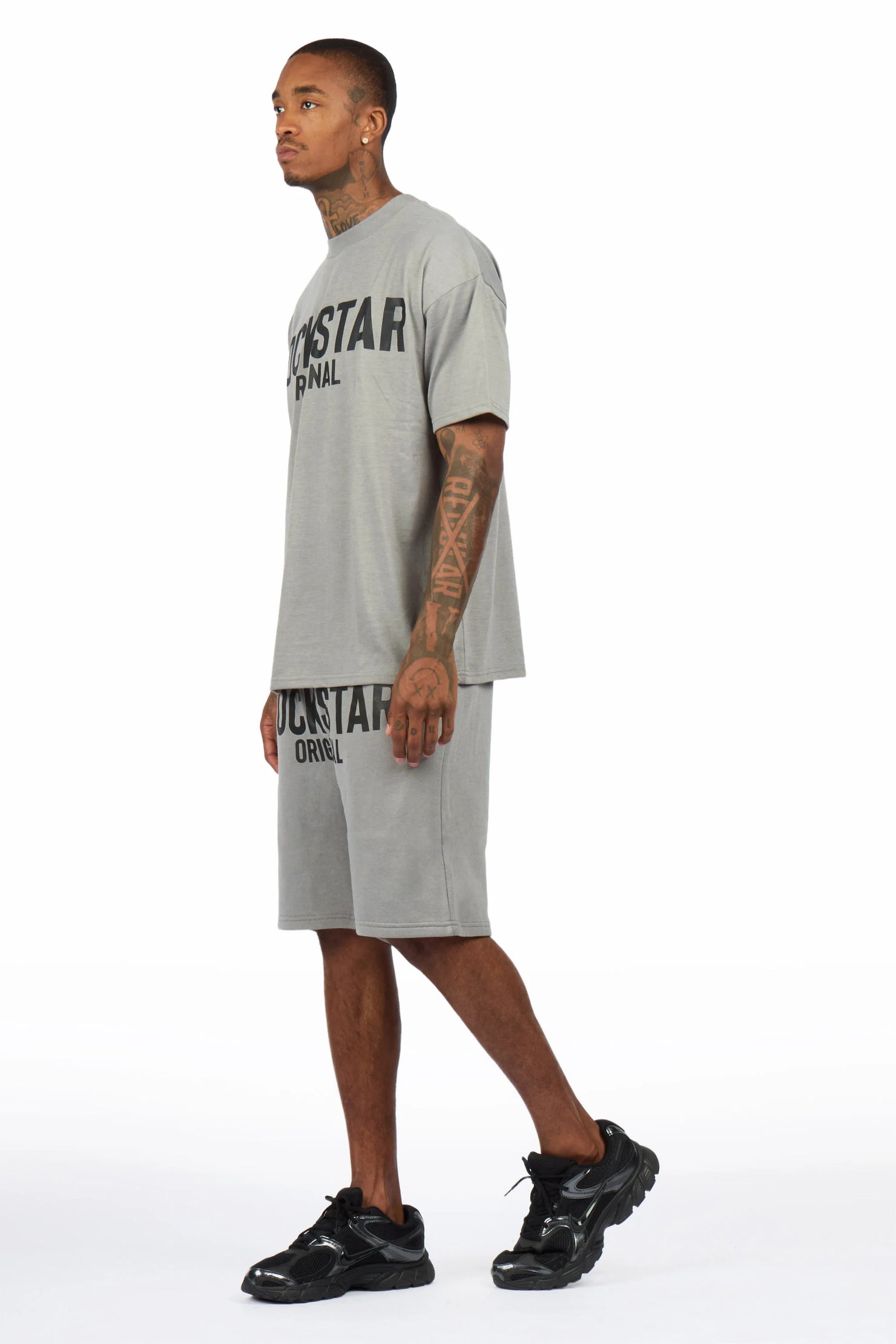 Sana Grey Short Set