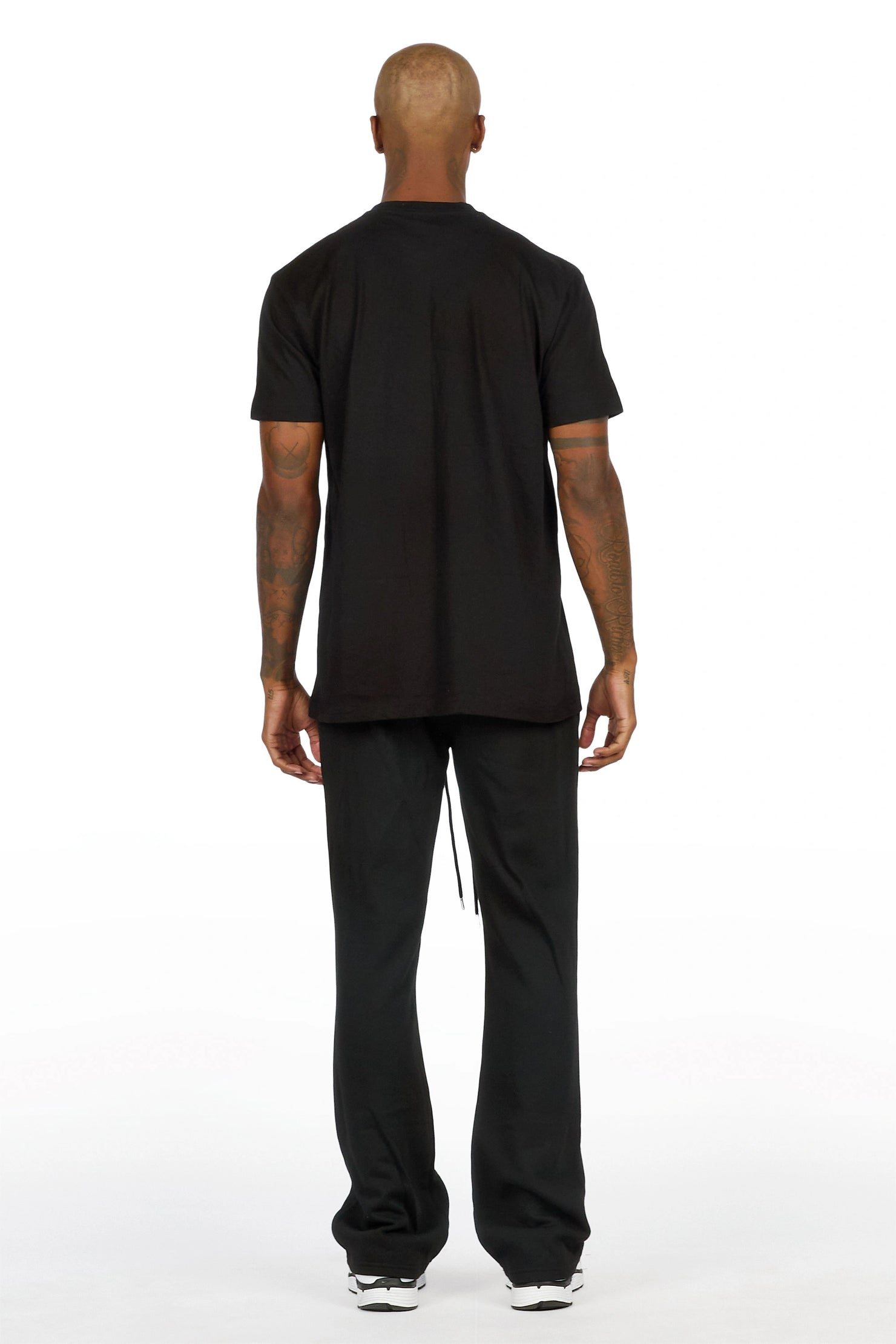 Spiller Black T-Shirt/Relaxed Pant Track Set