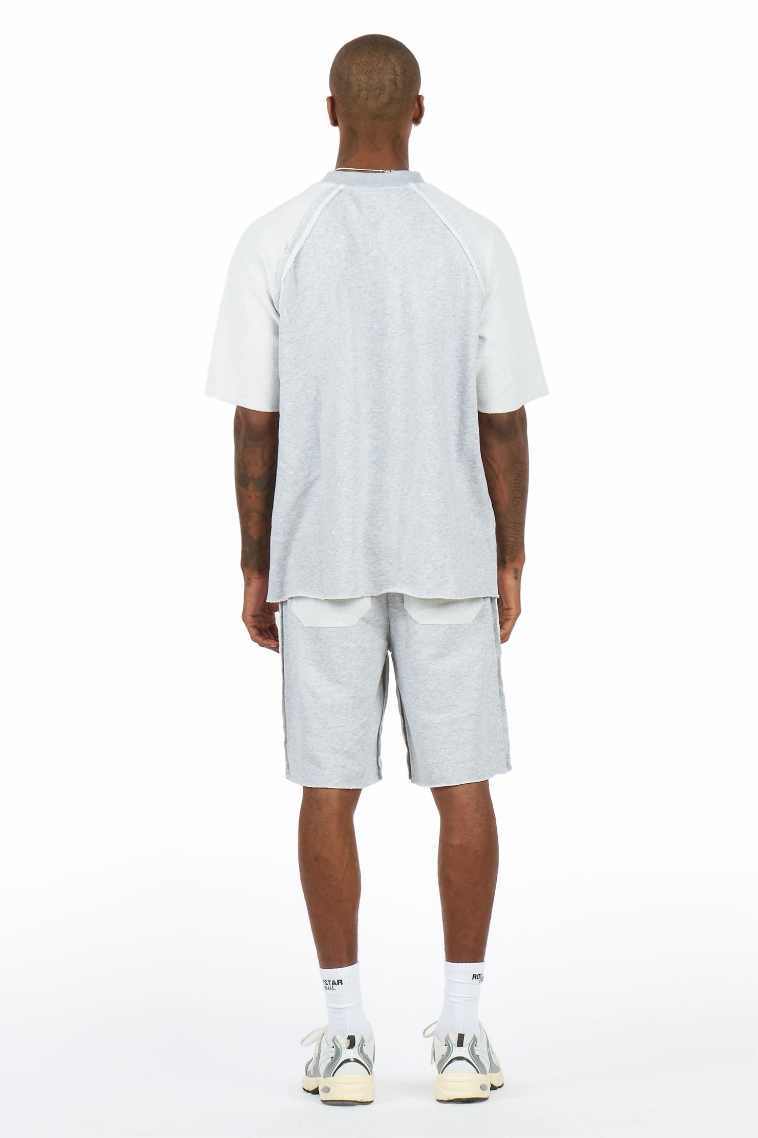 Essential Heather Grey T-Shirt/Short Set