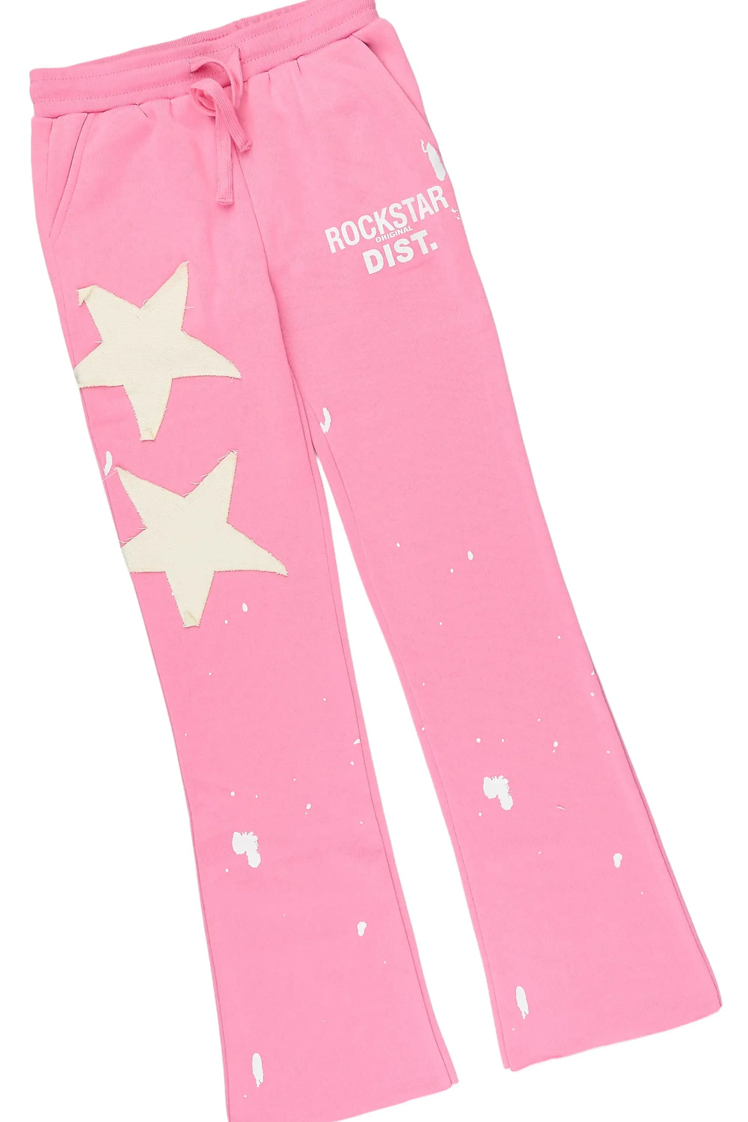 Girls Kymesha Ice Pink Stacked Track Set