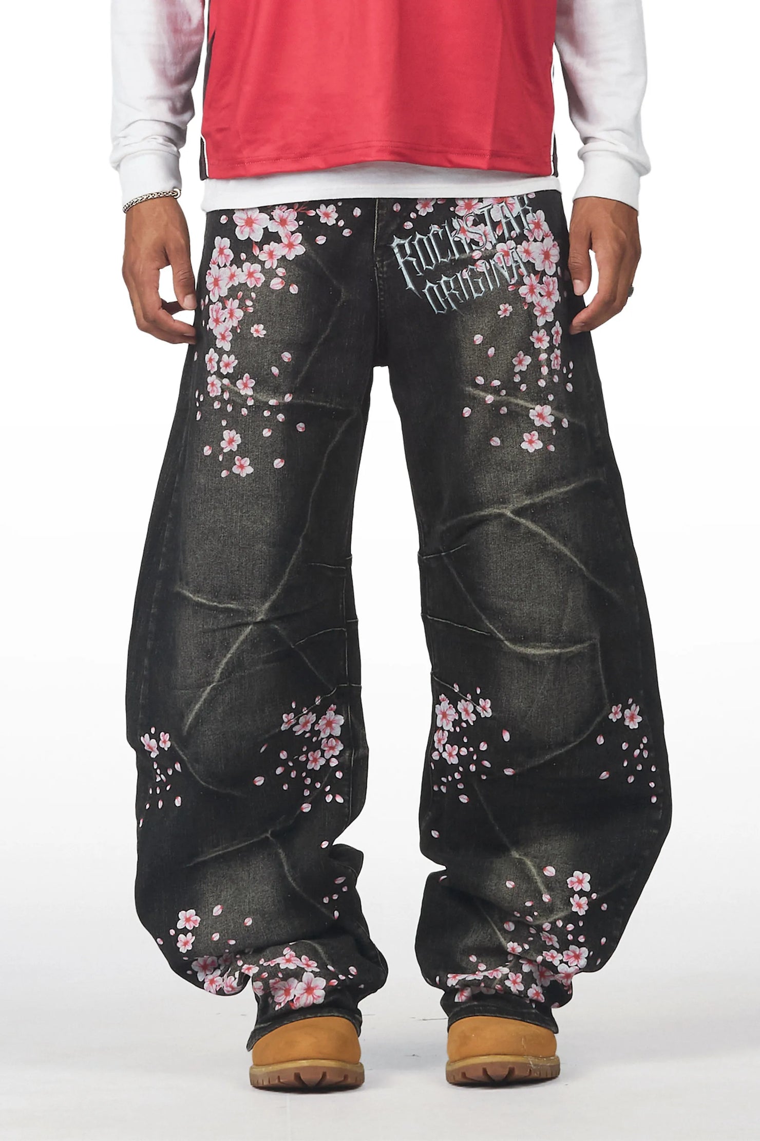 Ryen Dark Grey Barrel Fit Jean