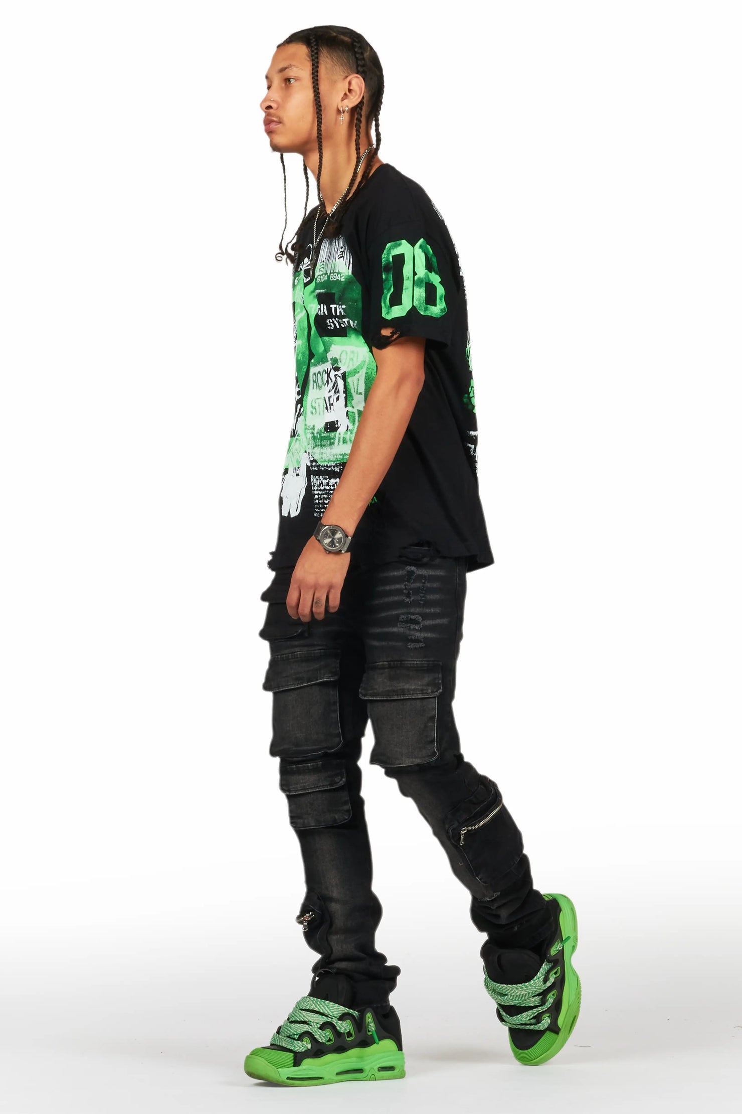 Korol Black Skinny Fit Jean