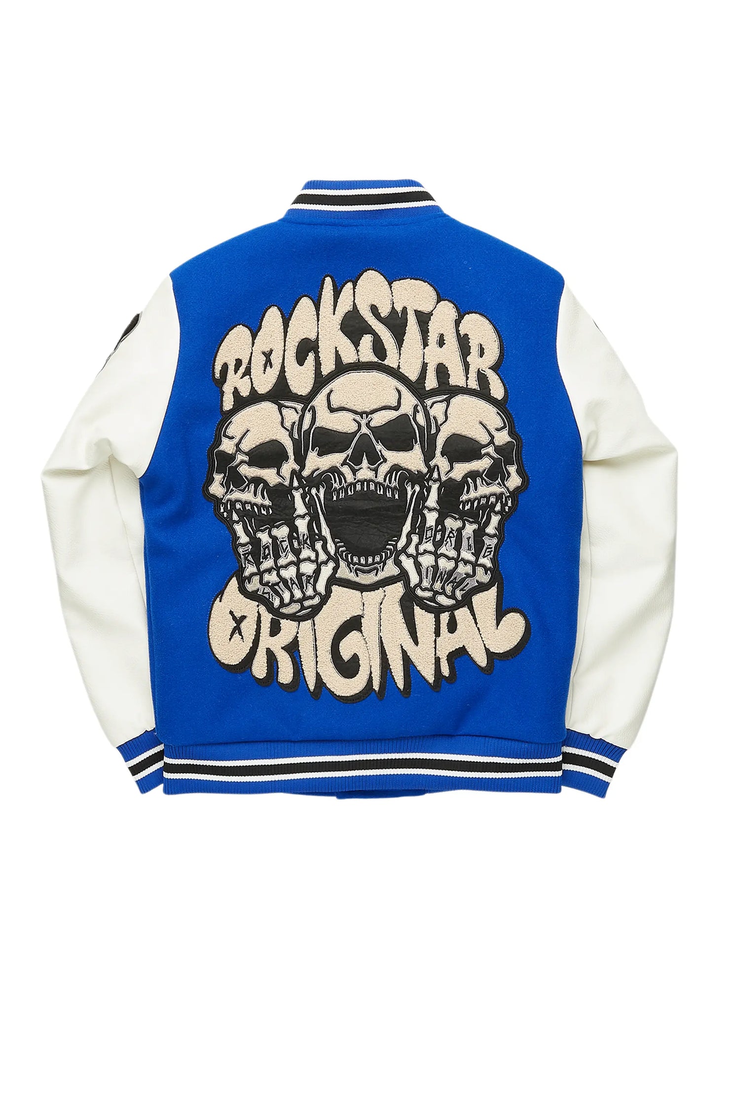 Boys Vidar Royal Blue Varsity Jacket
