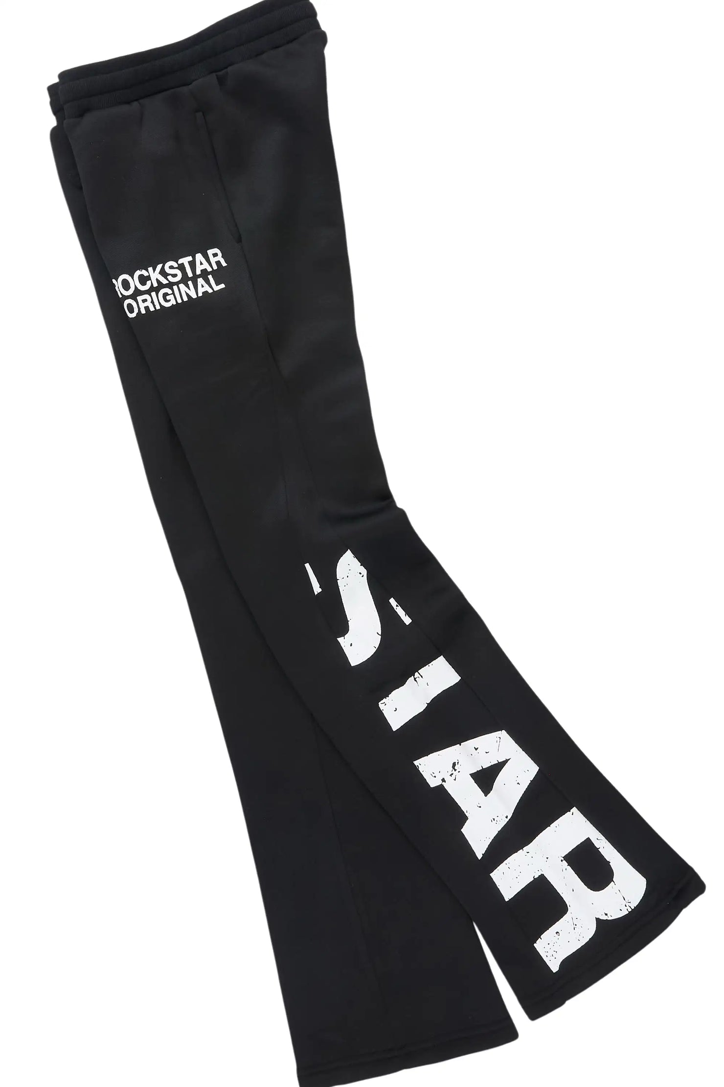 Boys Deniska Black/White Hoodie Track Pant Set