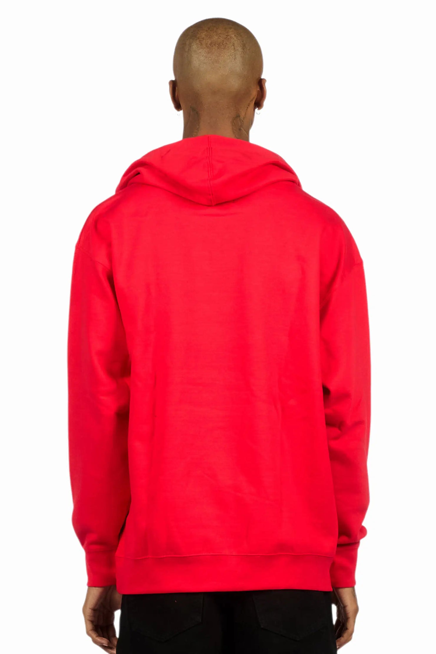 Merek Red/Black Rhinestone Graphic Hoodie