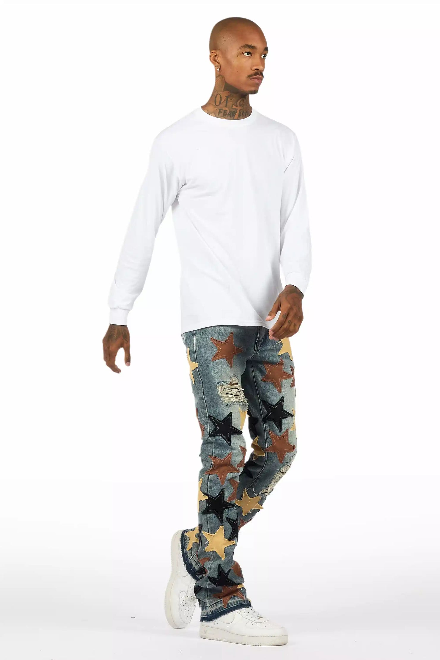 StarLane Vintage Stacked Flare Jean