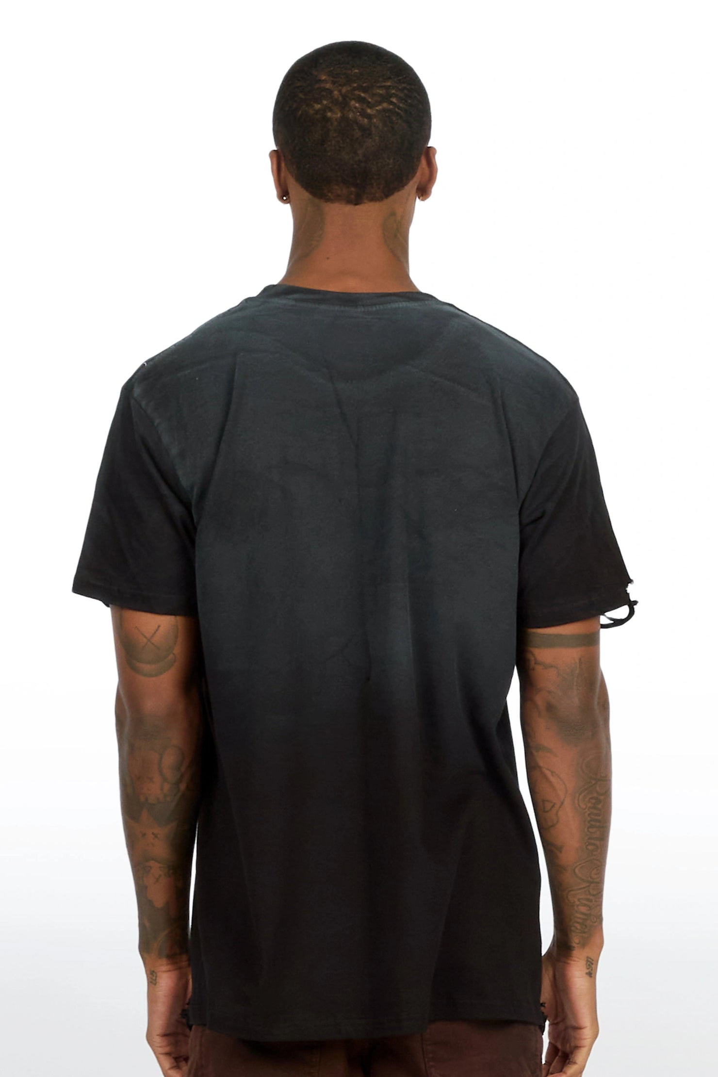 Moore Black Oversized Graphic T-Shirt