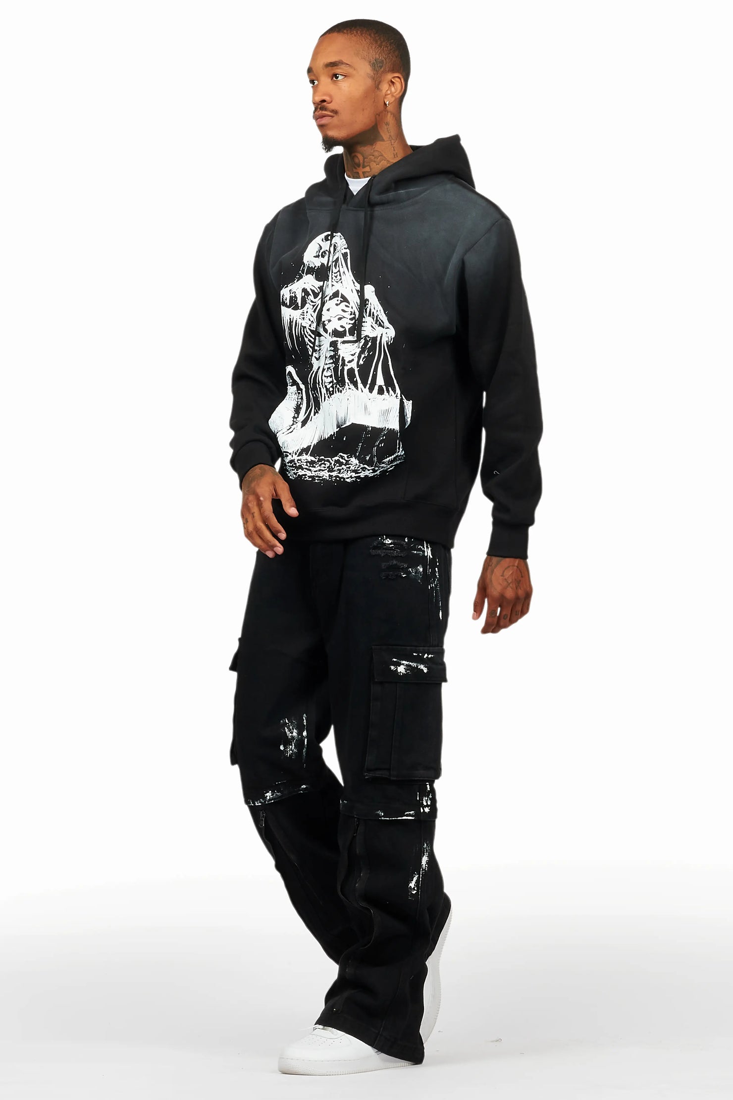 Brookwood Black Hoodie/Baggy Fit Jean Bundle