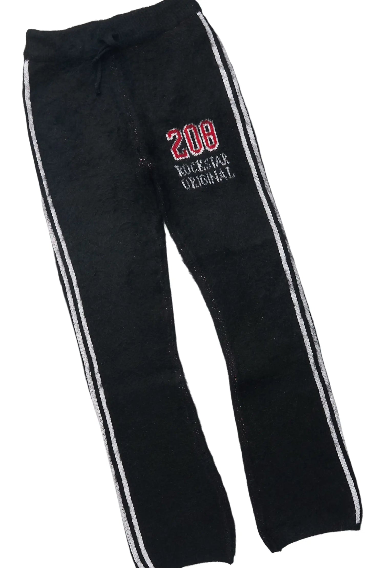 Boys Joaqui Black/Red Mohair Knit Trackset