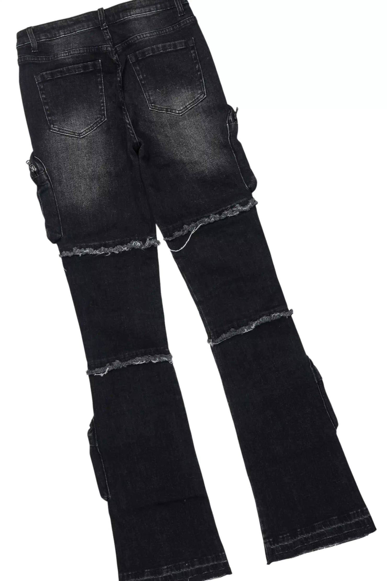 Keria Black Tee & Toniesha Dark Grey Jean Set