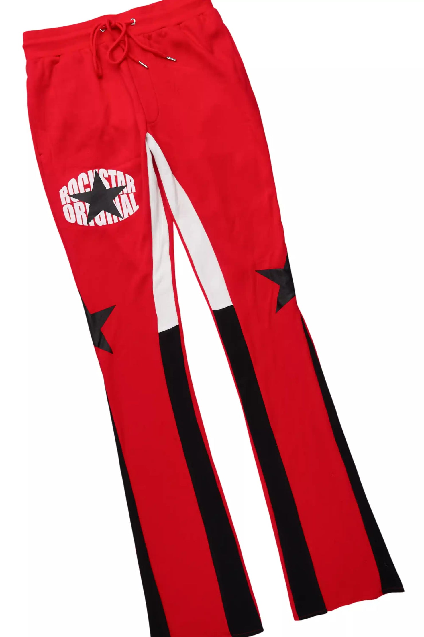 States Red/Black Hoodie Stacked Flare Track Set