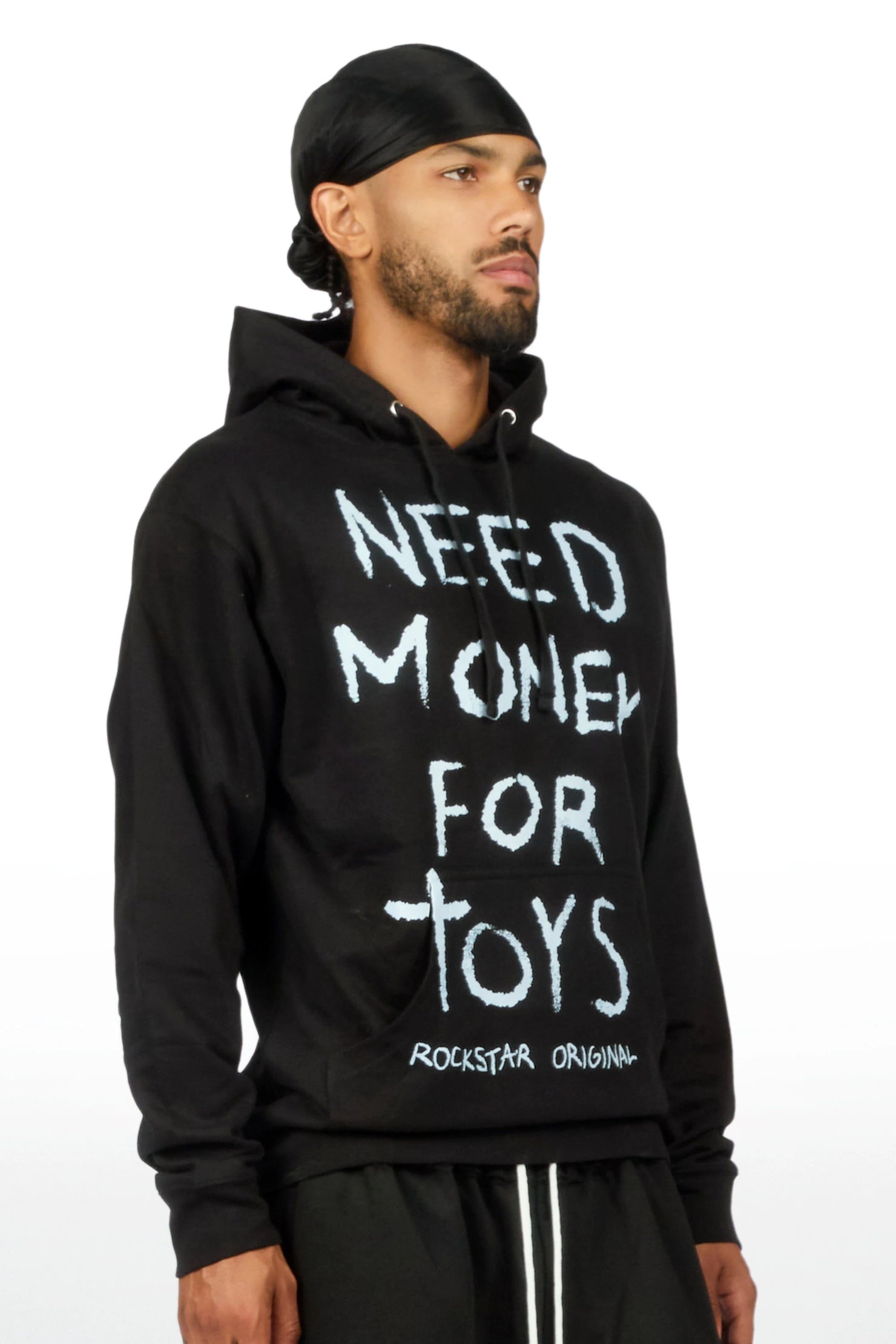 M4 Toys Black/White Graphic Hoodie