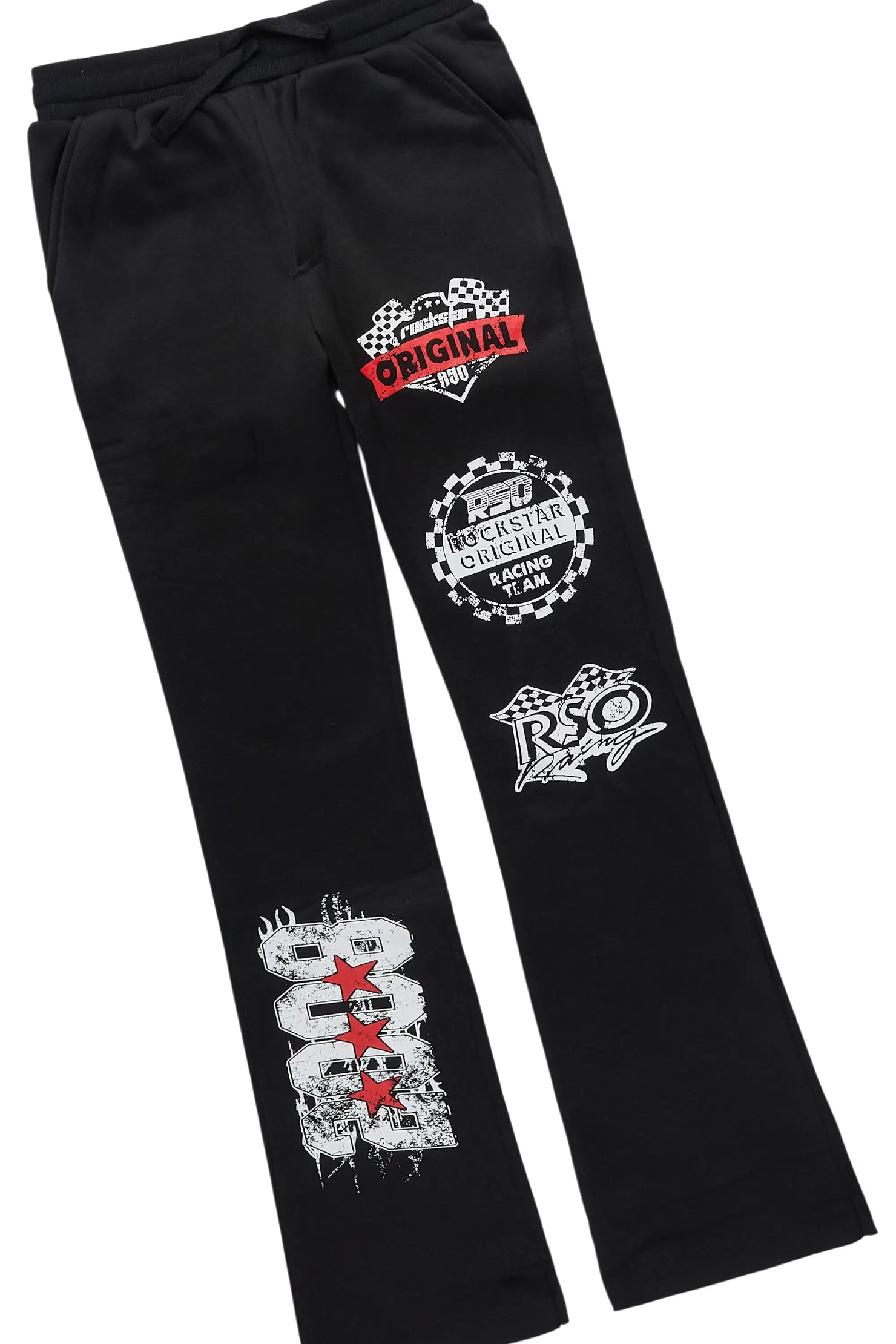 Boys Racing Grunge Black Stacked Track Set