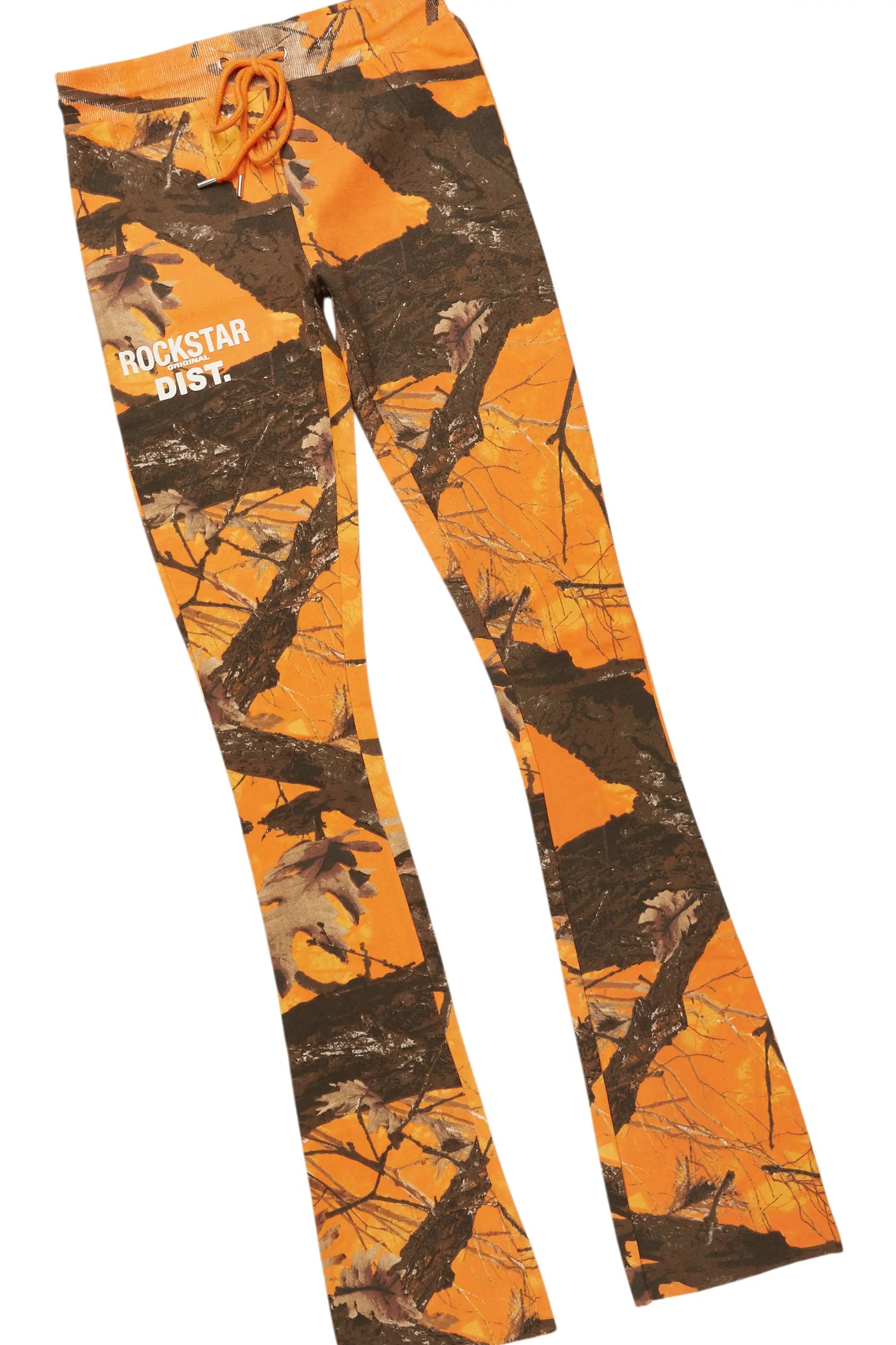 Tabby Orange Graphic Stacked Flare Track Set