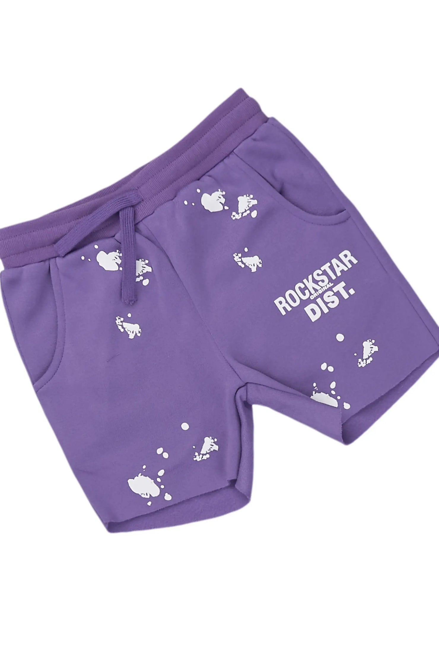 Girls Just Between Us Purple Short Set