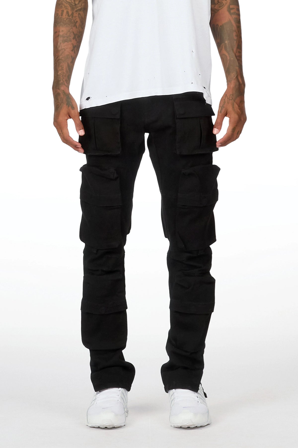 Shepard Black Cargo Skinny Fit Jean
