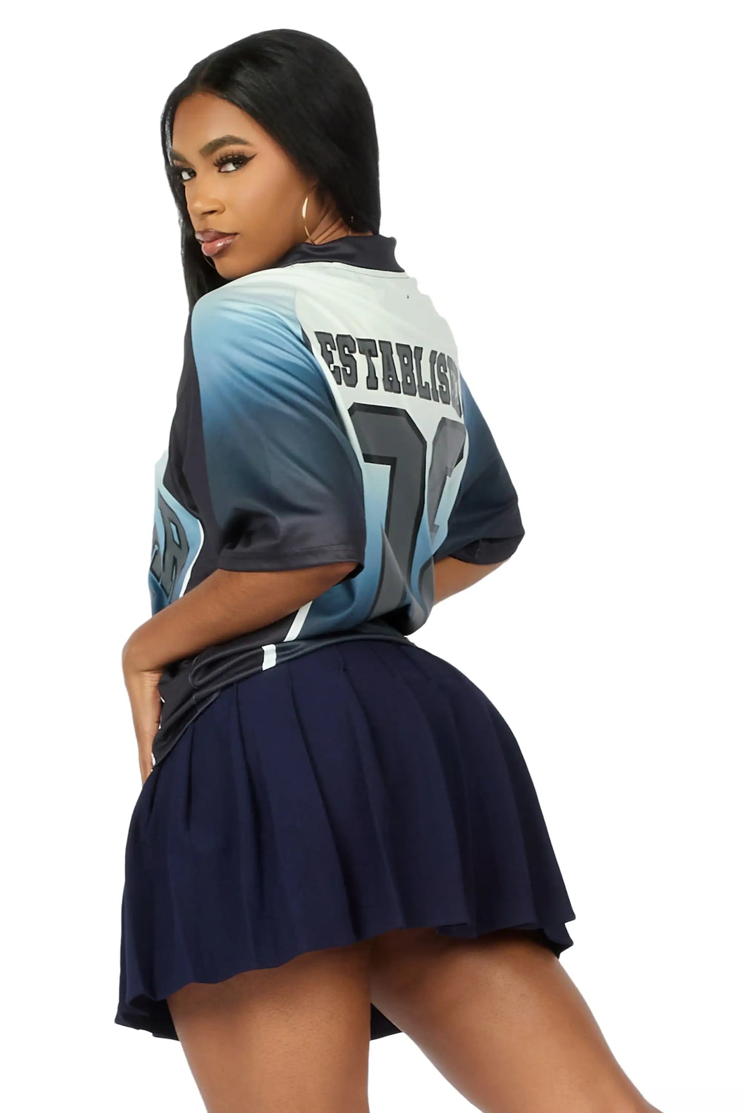 Jaiyaa Black Graphic Jersey