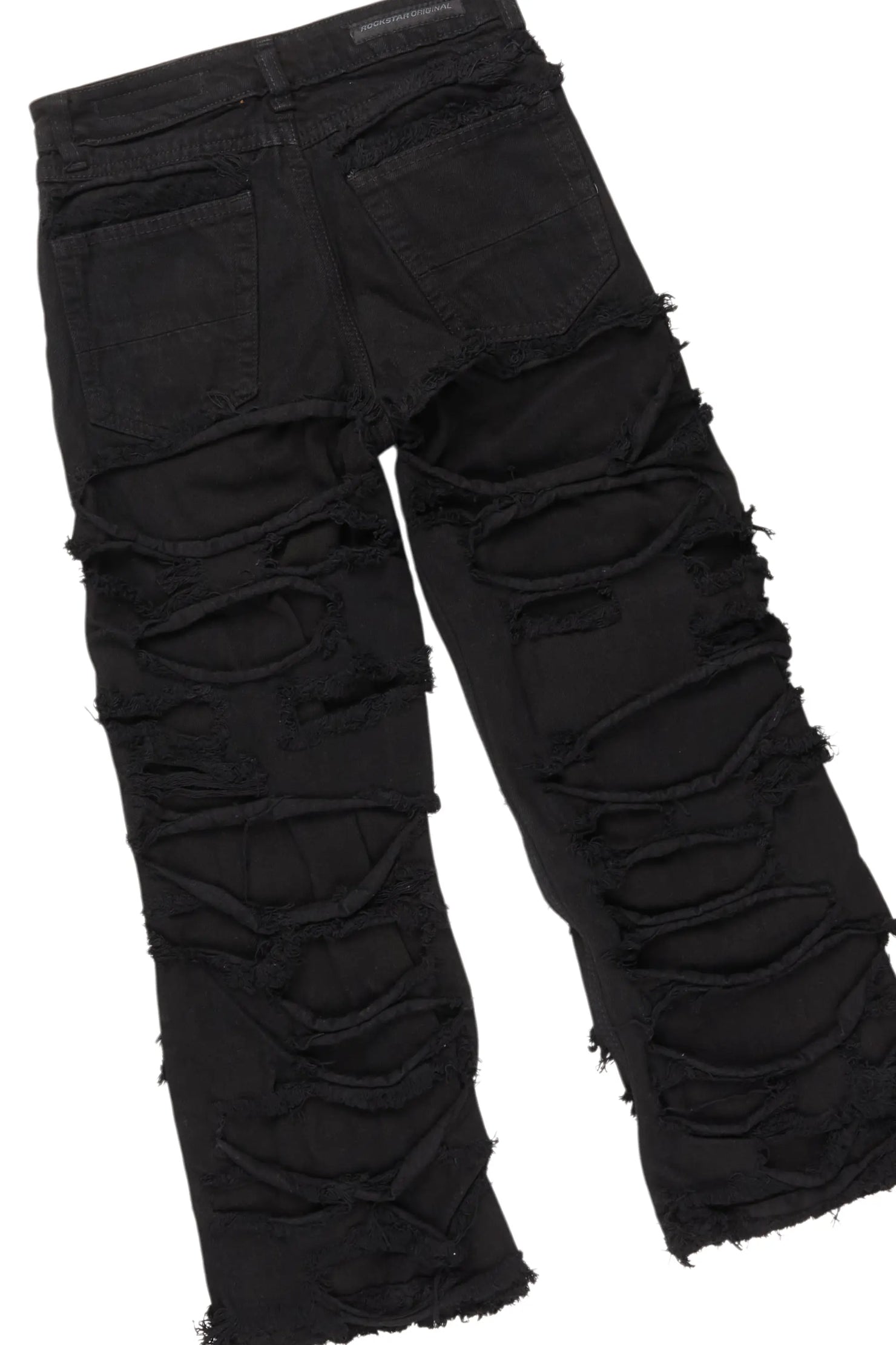 Boys Fields Vintage Black/Pink Hoodie/Baggy Fit Jean Set