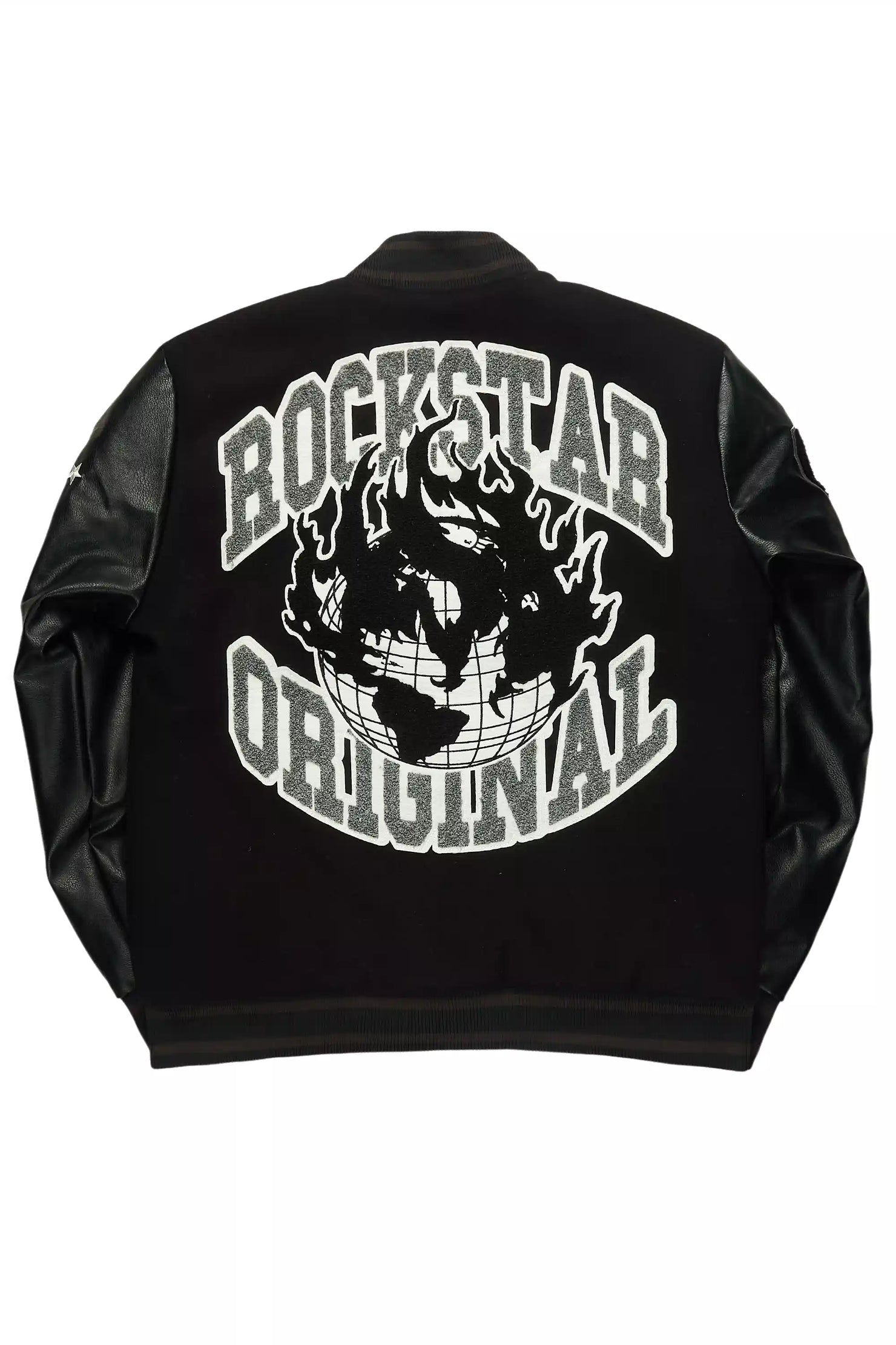 Gallant Black Varsity Jacket
