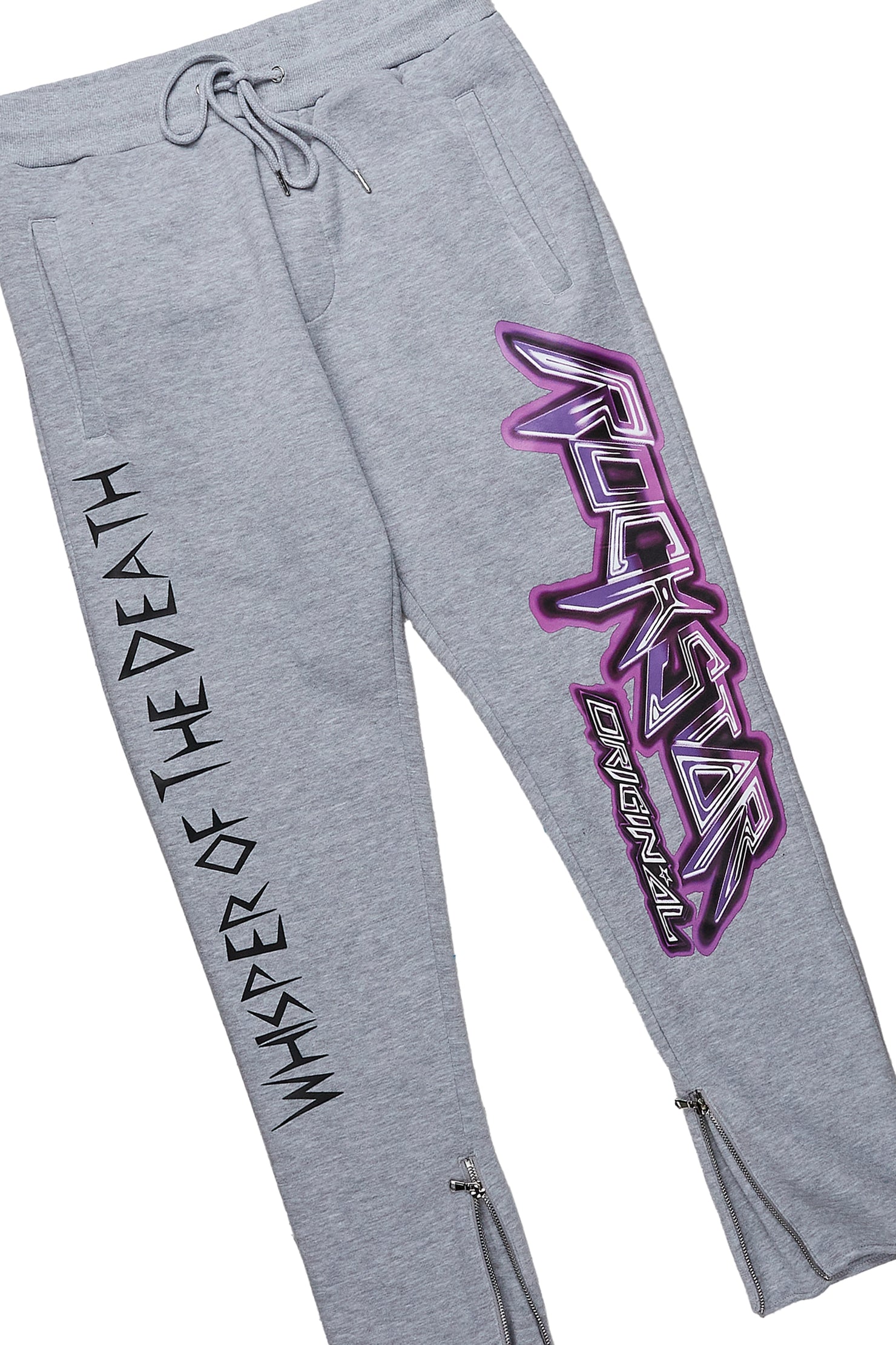 Obert White/Grey T-Shirt Slim Track Set