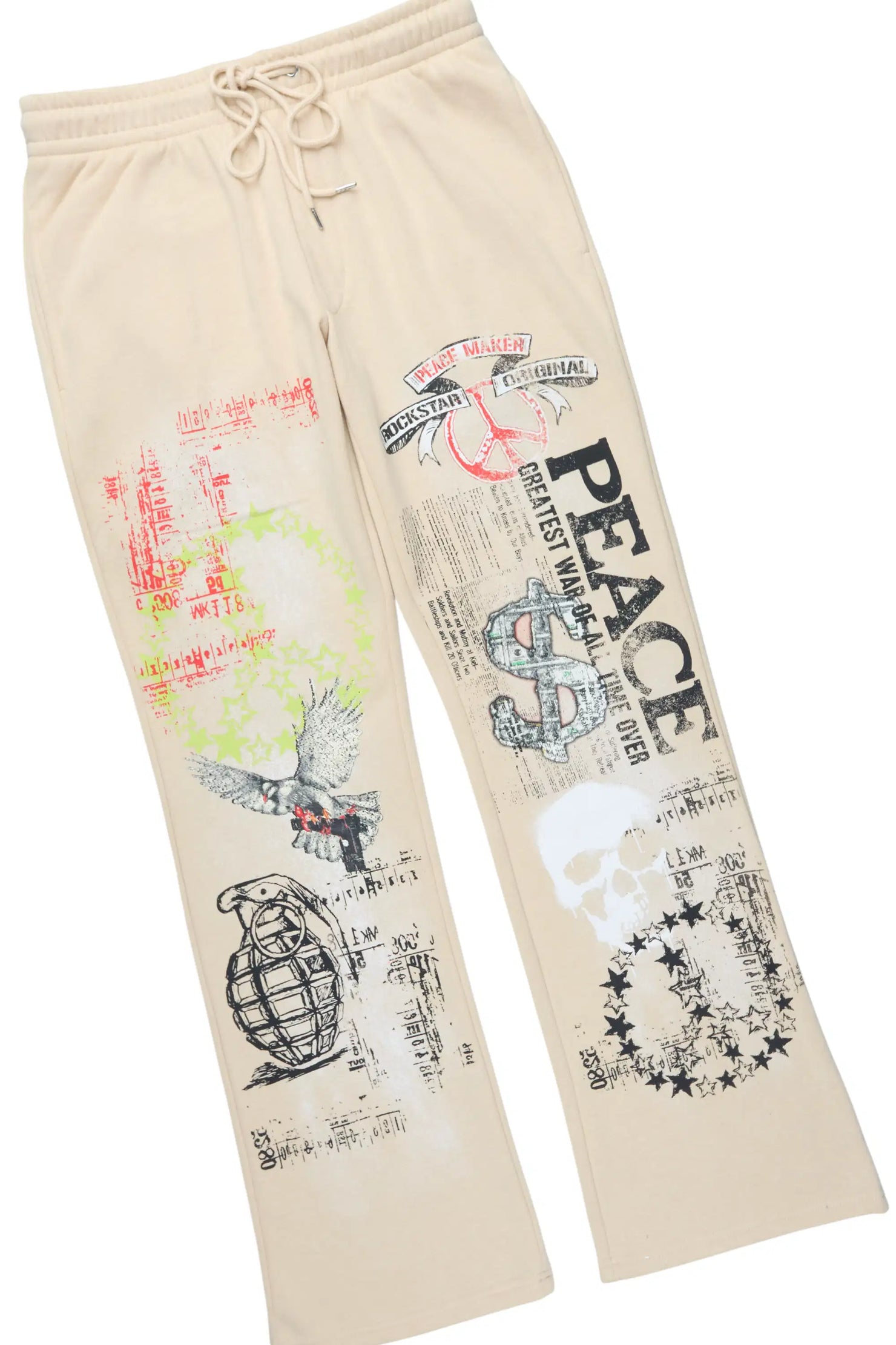 Seiko Beige Hoodie Baggy Track Set