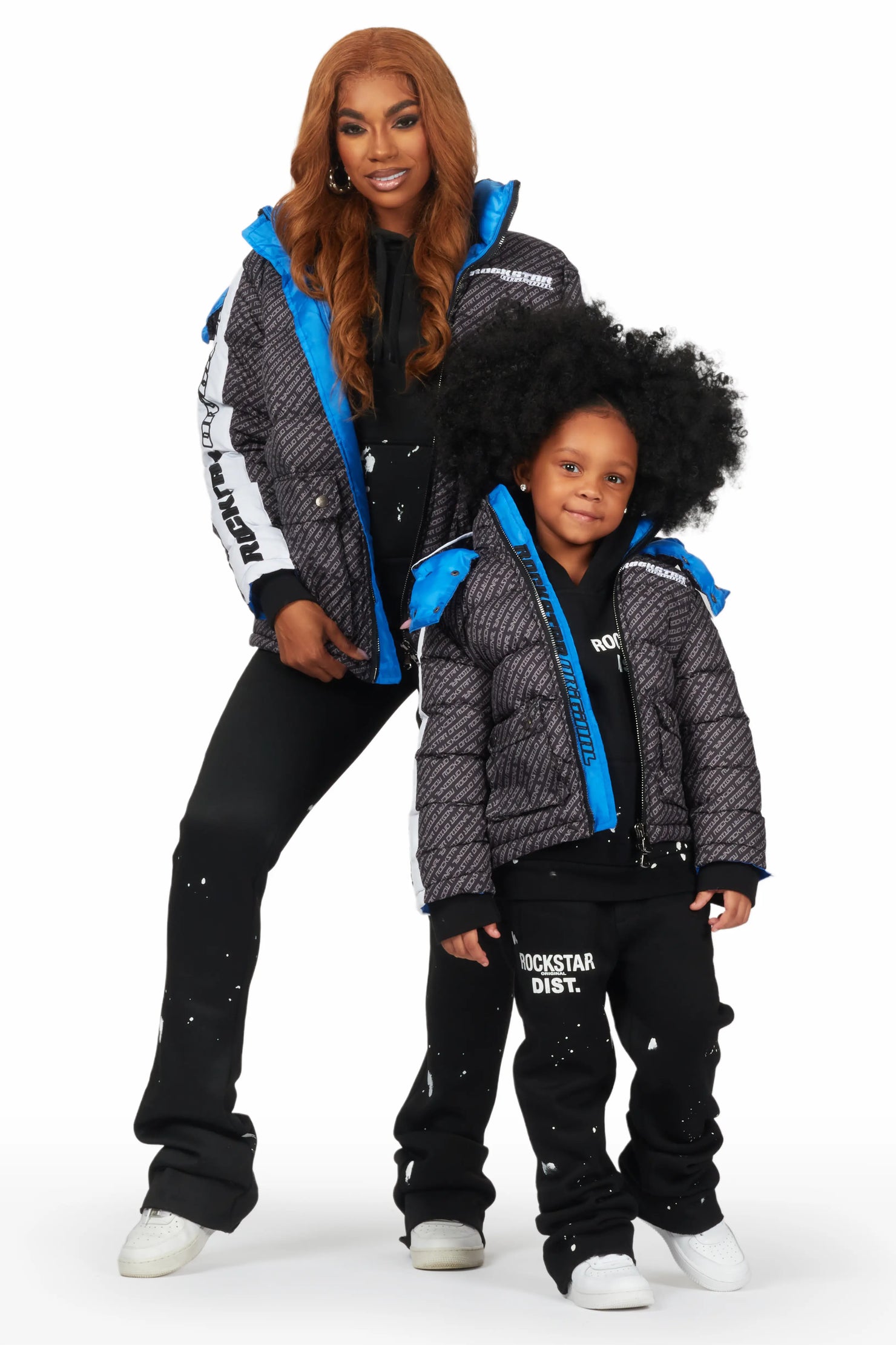 Girls Bryony Black Heavy Puffer Jacket
