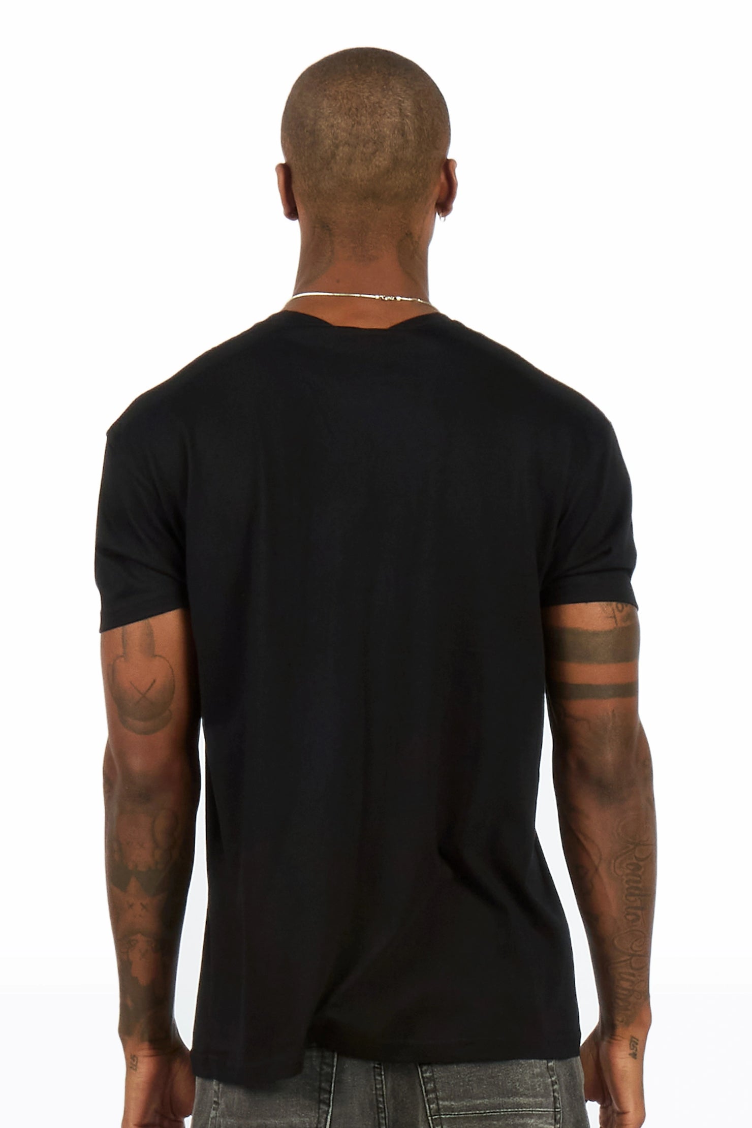 Octavio 2.0 Black Oversized Graphic T-Shirt