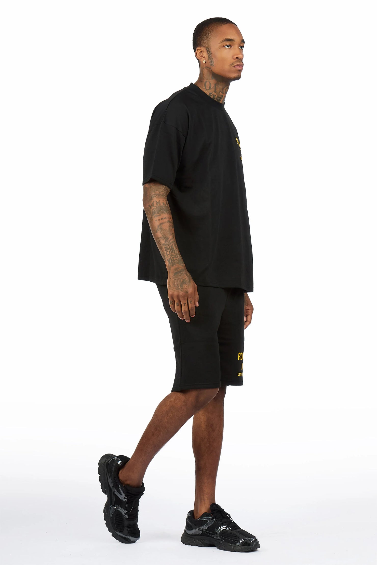 Lake Black T-Shirt/Short Set