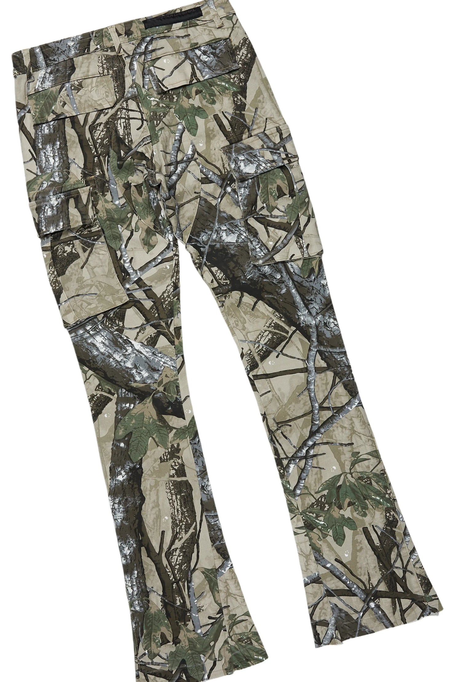 Tarl Beige T-Shirt/Stacked Flare Jean Bundle