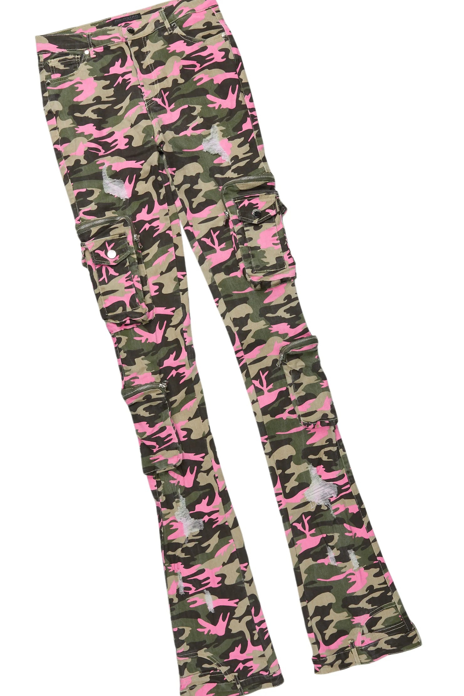 Rasheeta White/Camo T-Shirt & Jean Set