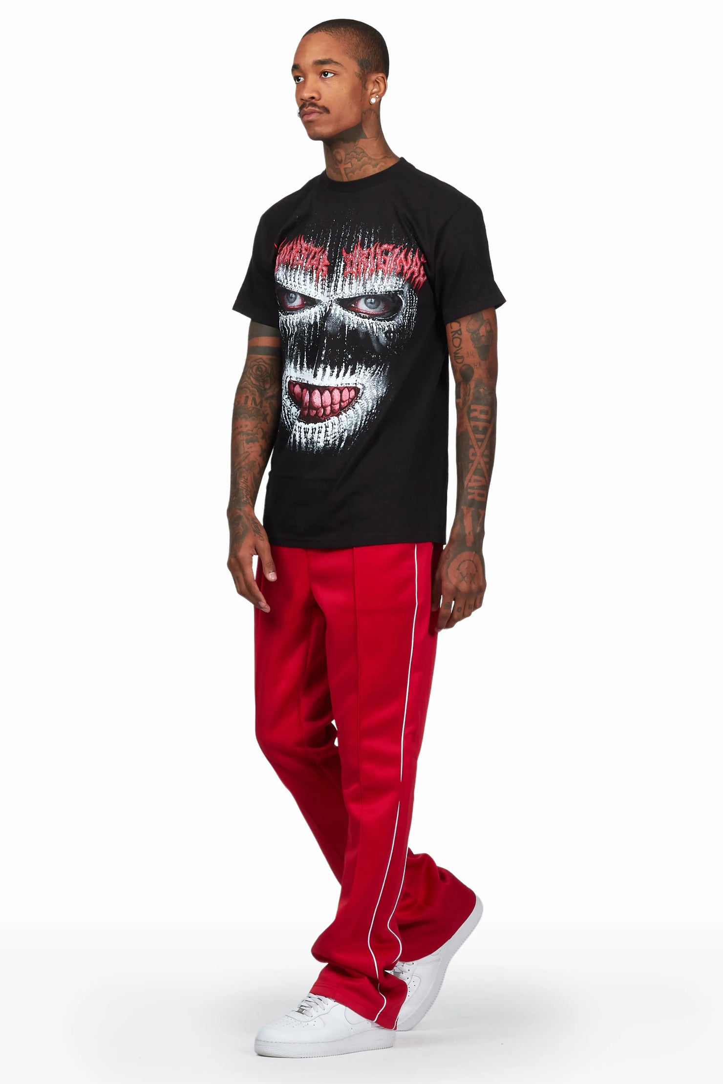Monstre Black/Red T-Shirt/Stacked Track Set